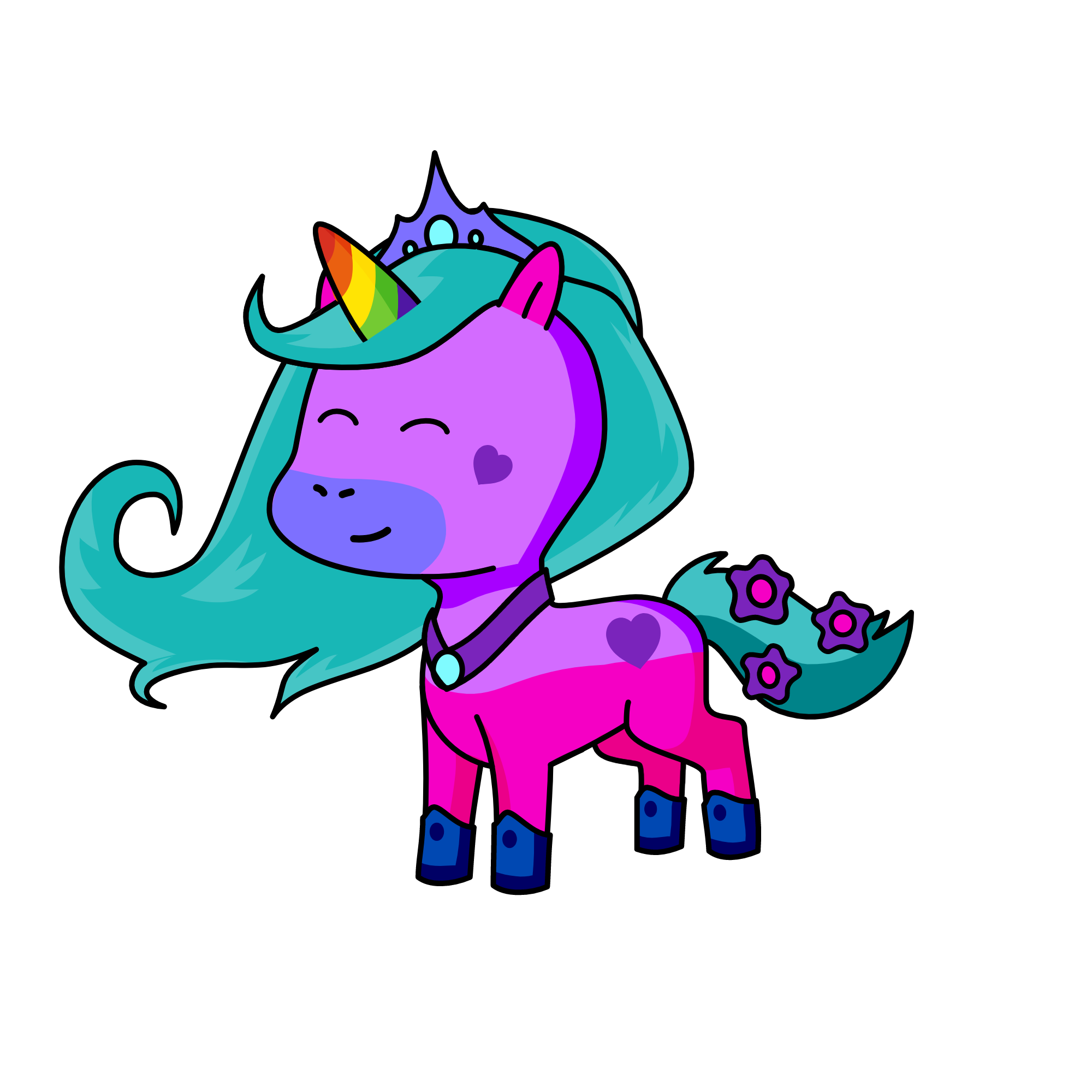 Unikeet, the unicorn