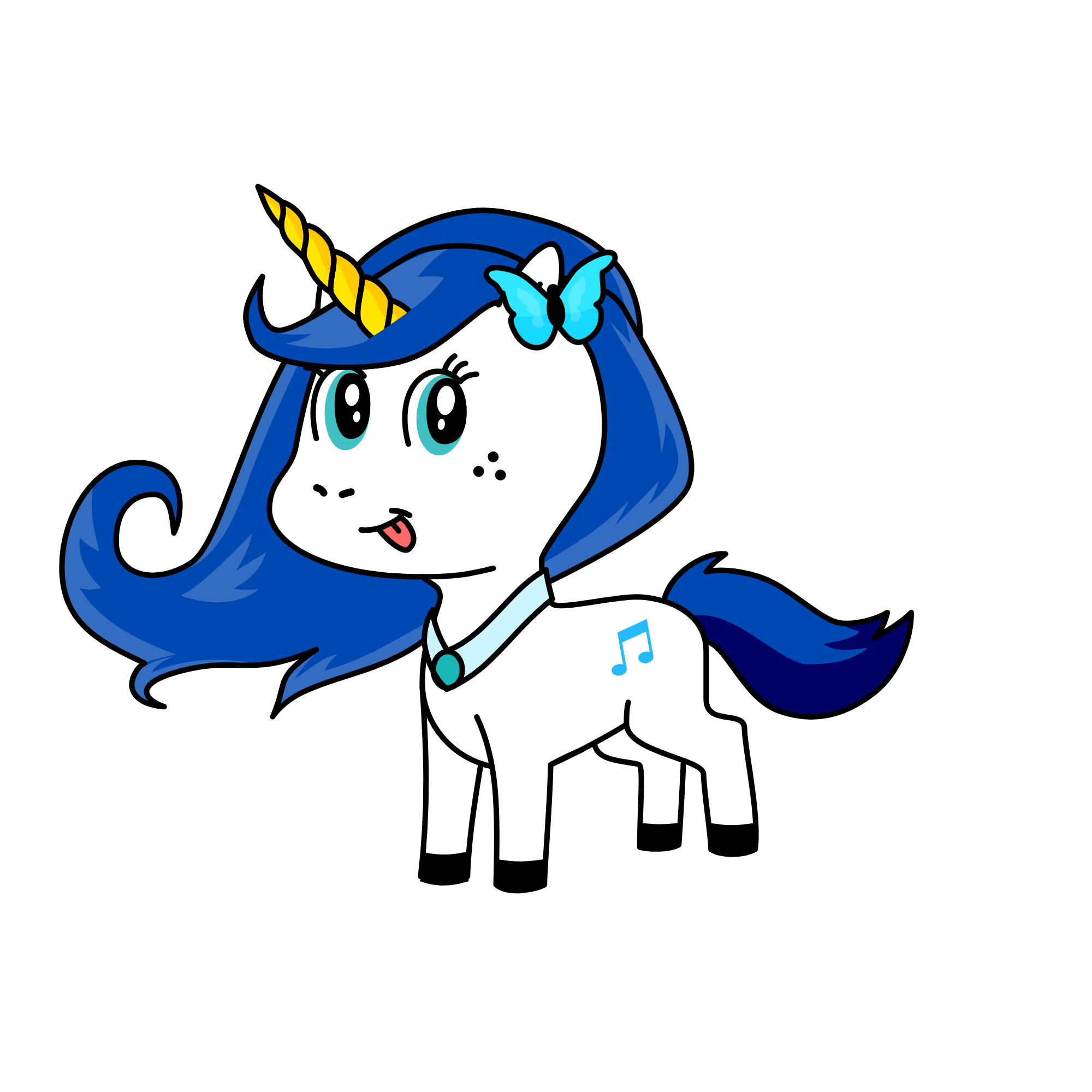 hazel, the unicorn
