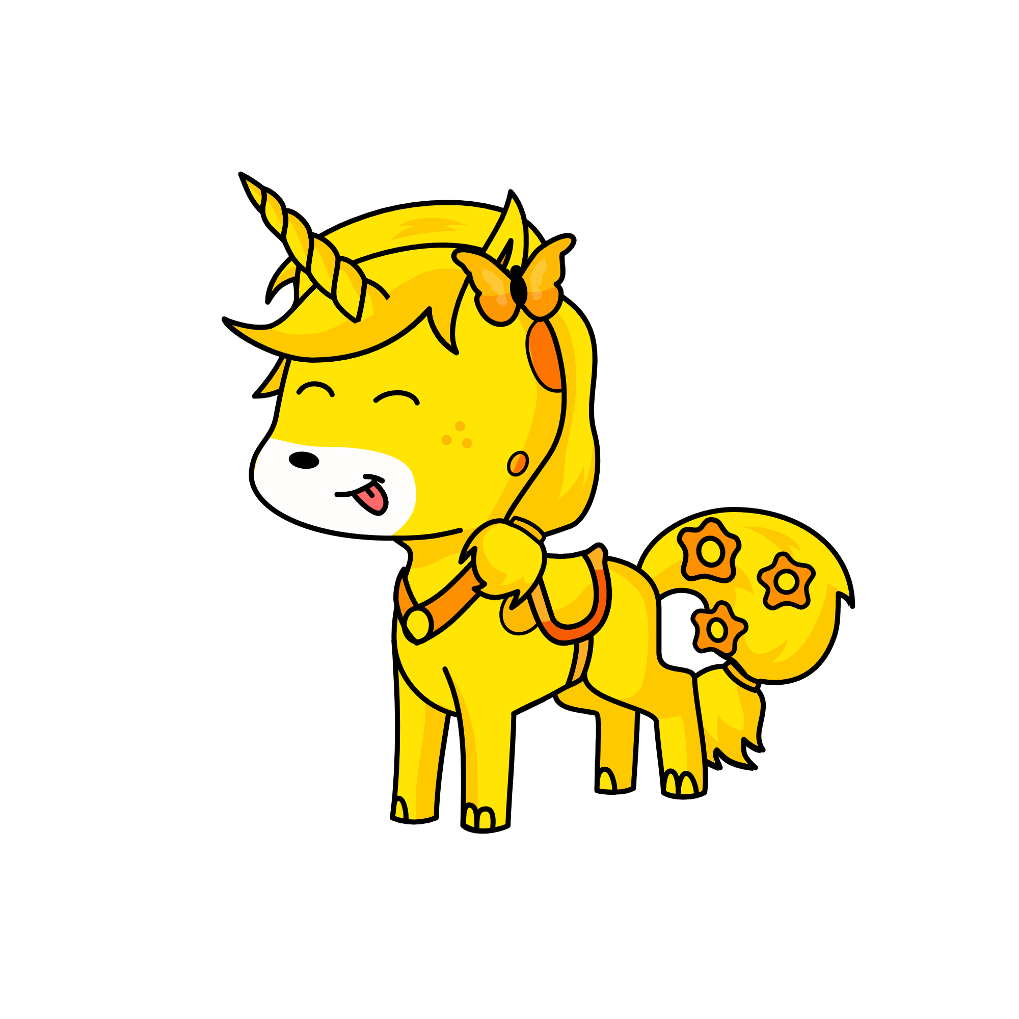 Sunshine, the unicorn