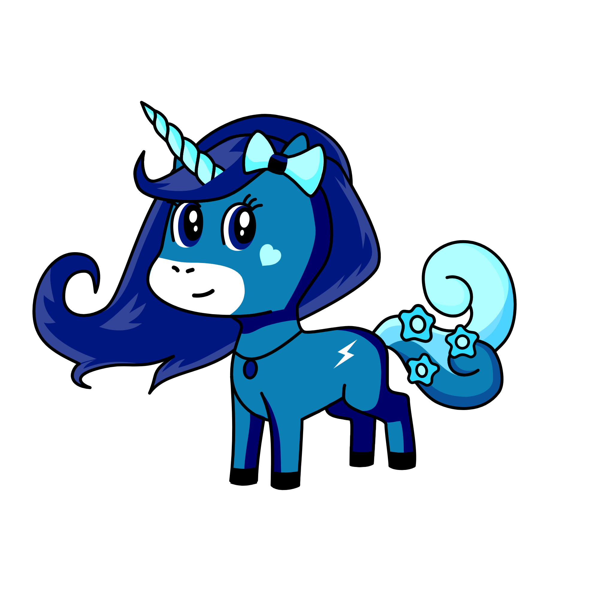 Aqua, the unicorn