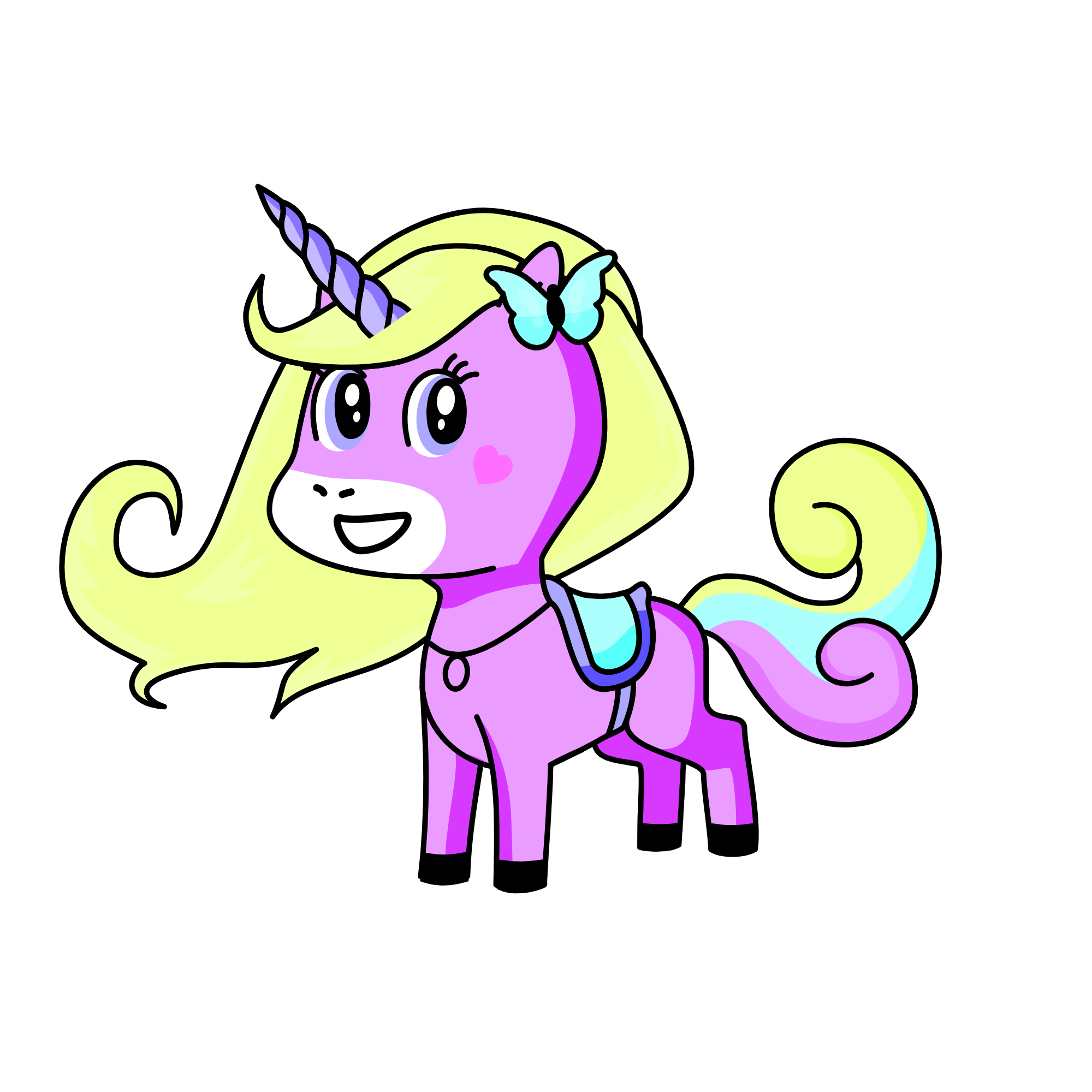Pastel, the unicorn