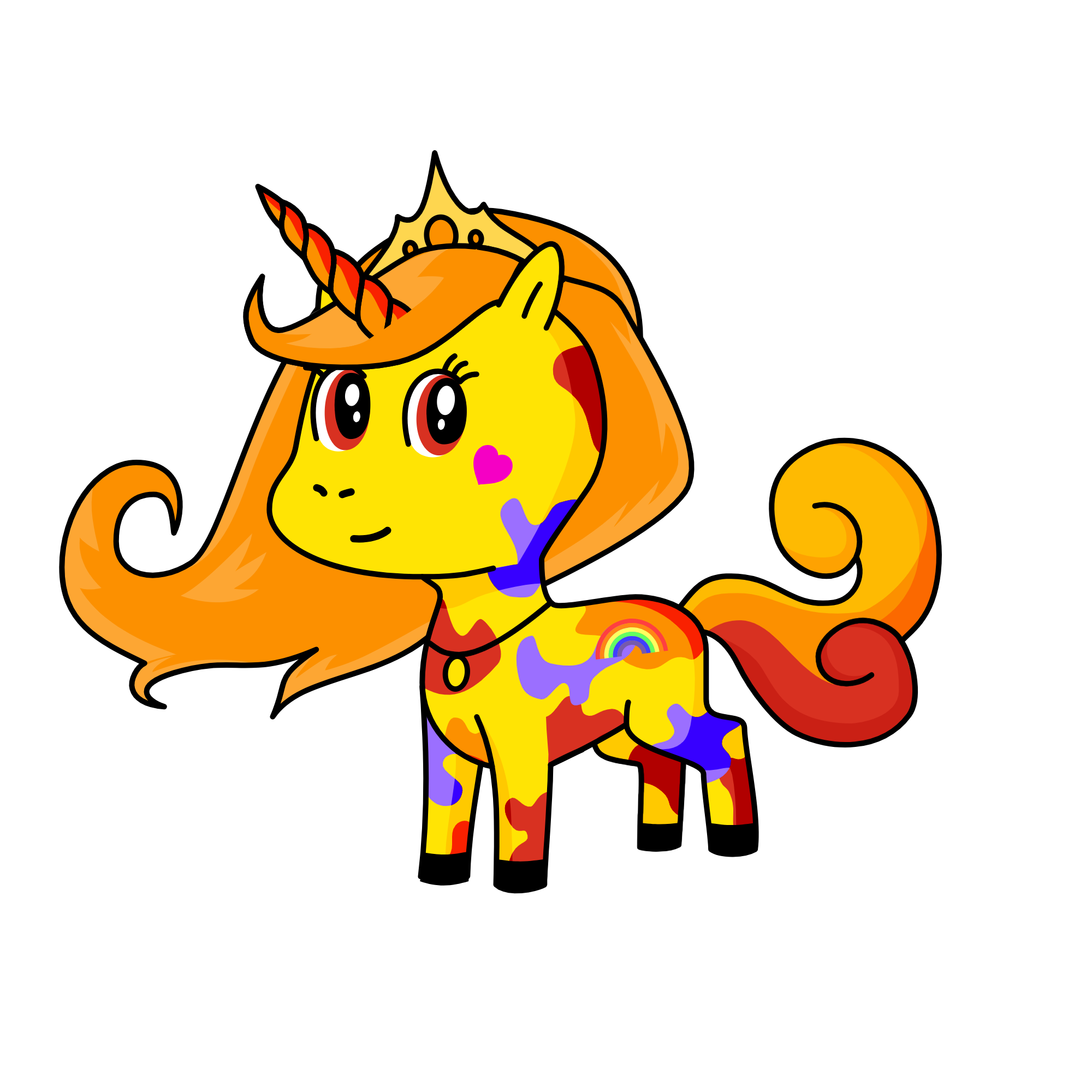 Sania Princess of dessert, the unicorn
