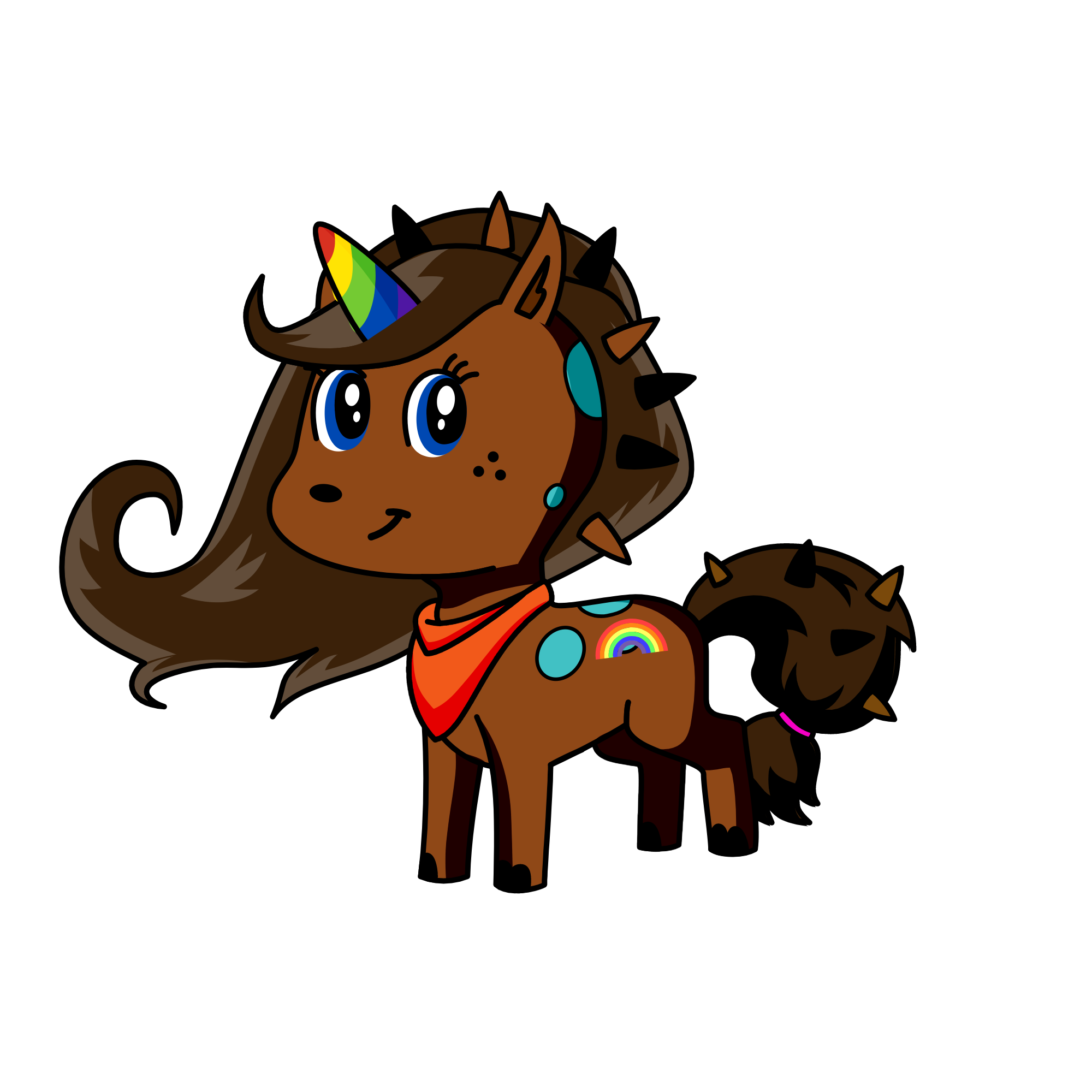 d, the unicorn