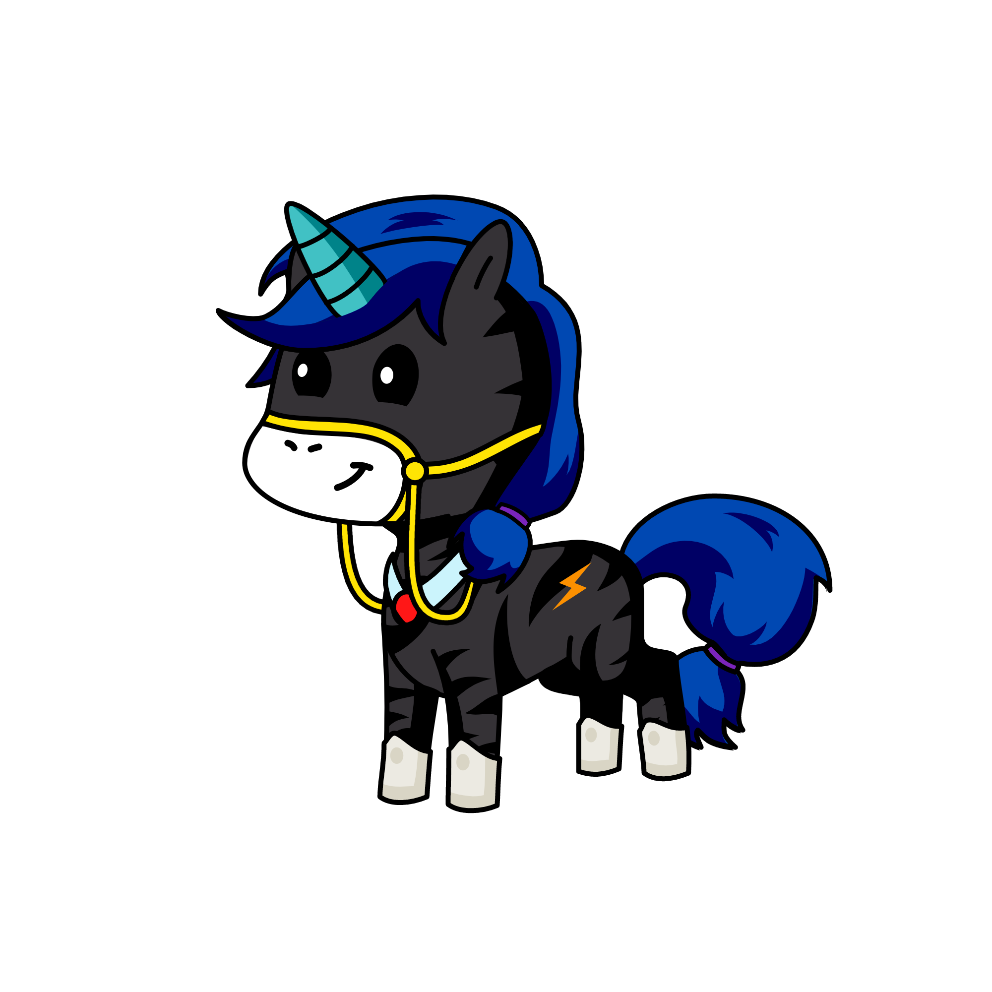 Dark, the unicorn