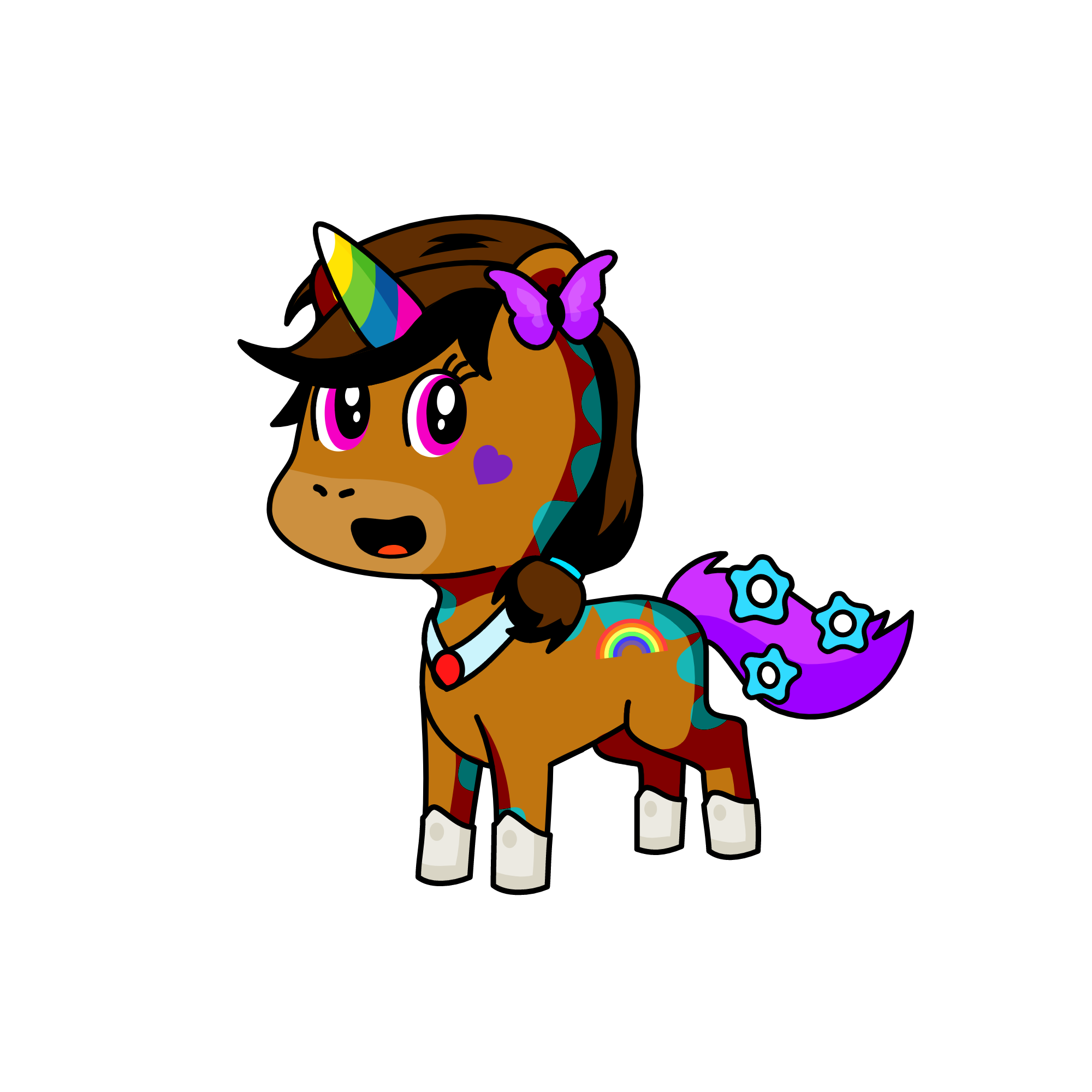 SUPER UNICORNIO, the unicorn