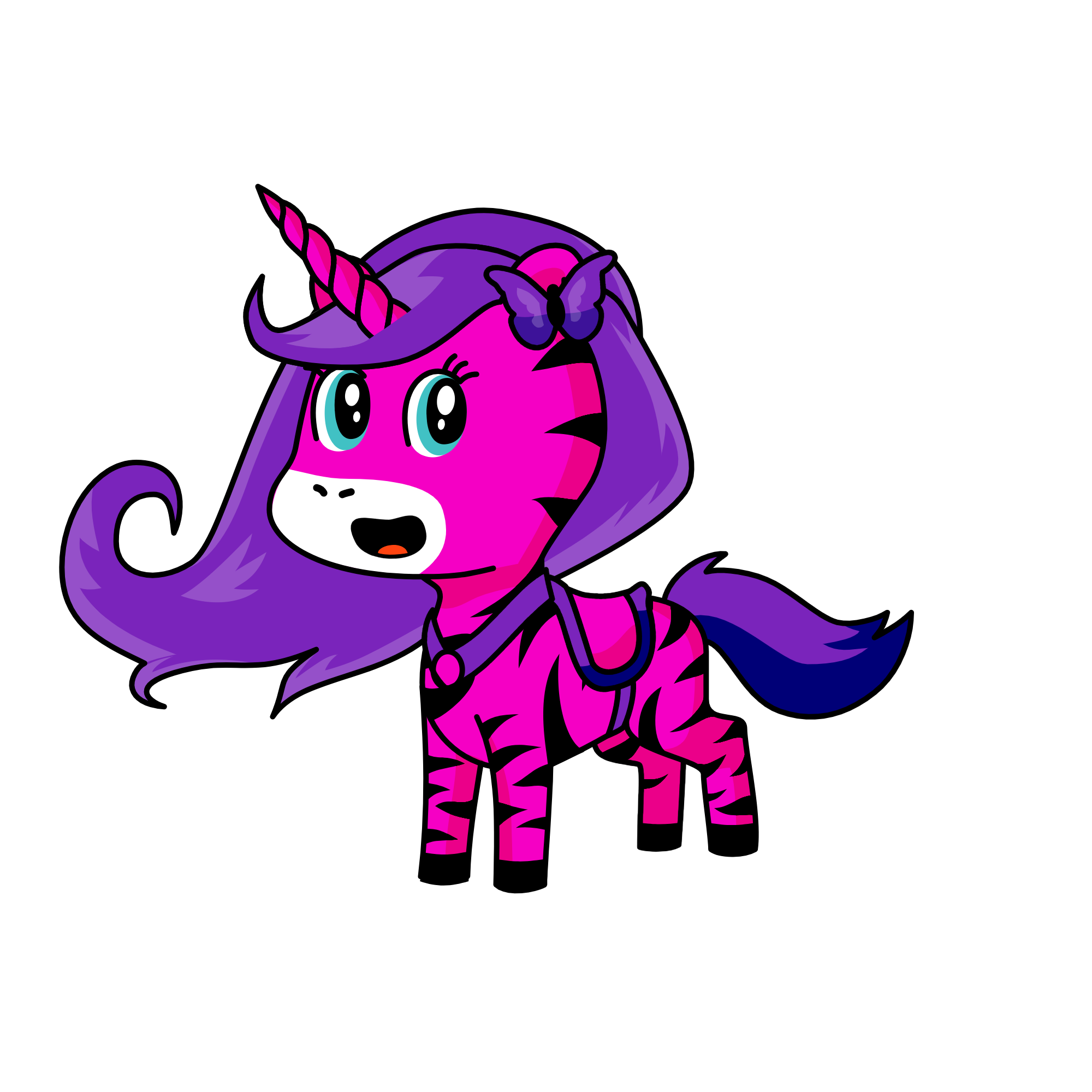 Tiger Quen, the unicorn