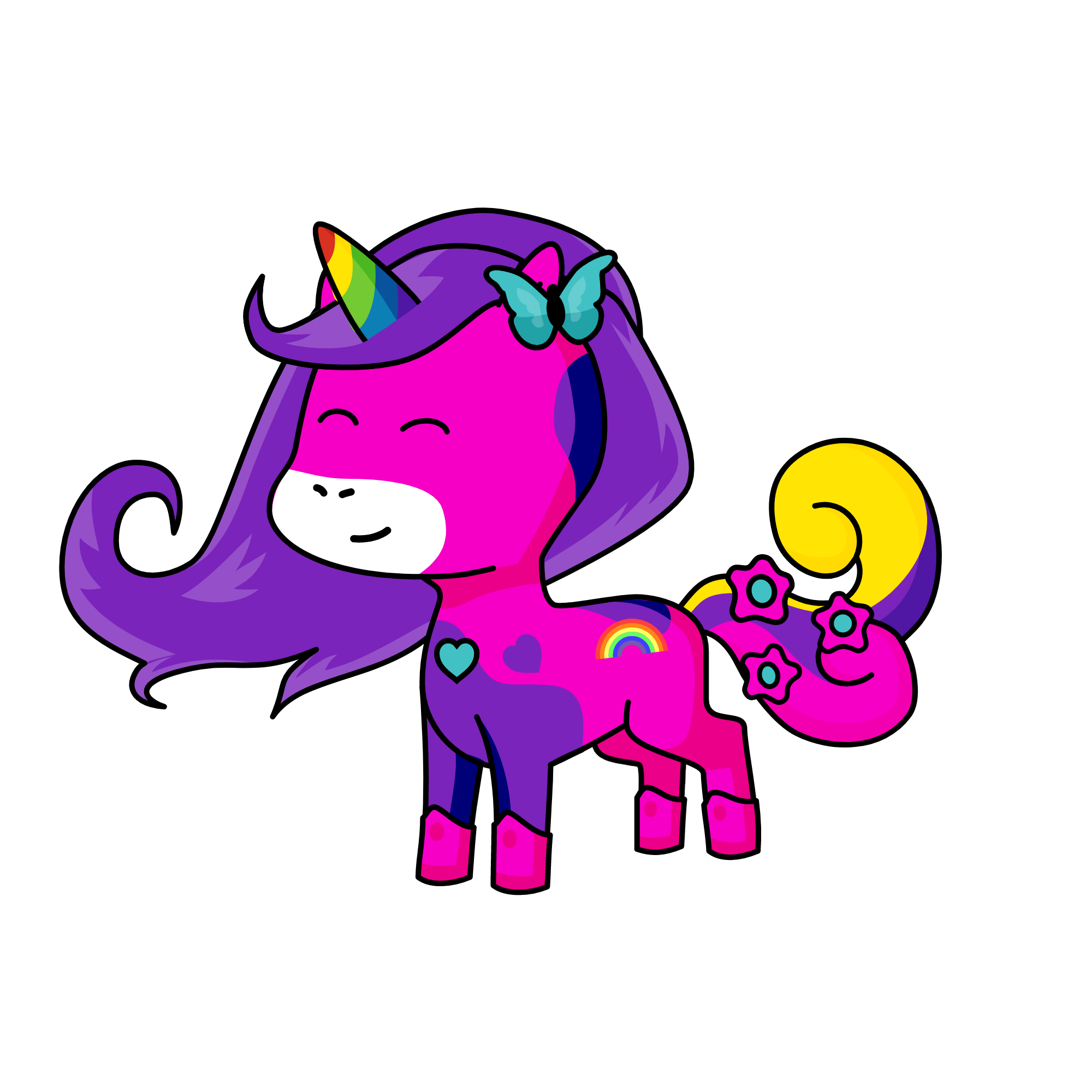 Girlycorn (my fav unicorn), the unicorn