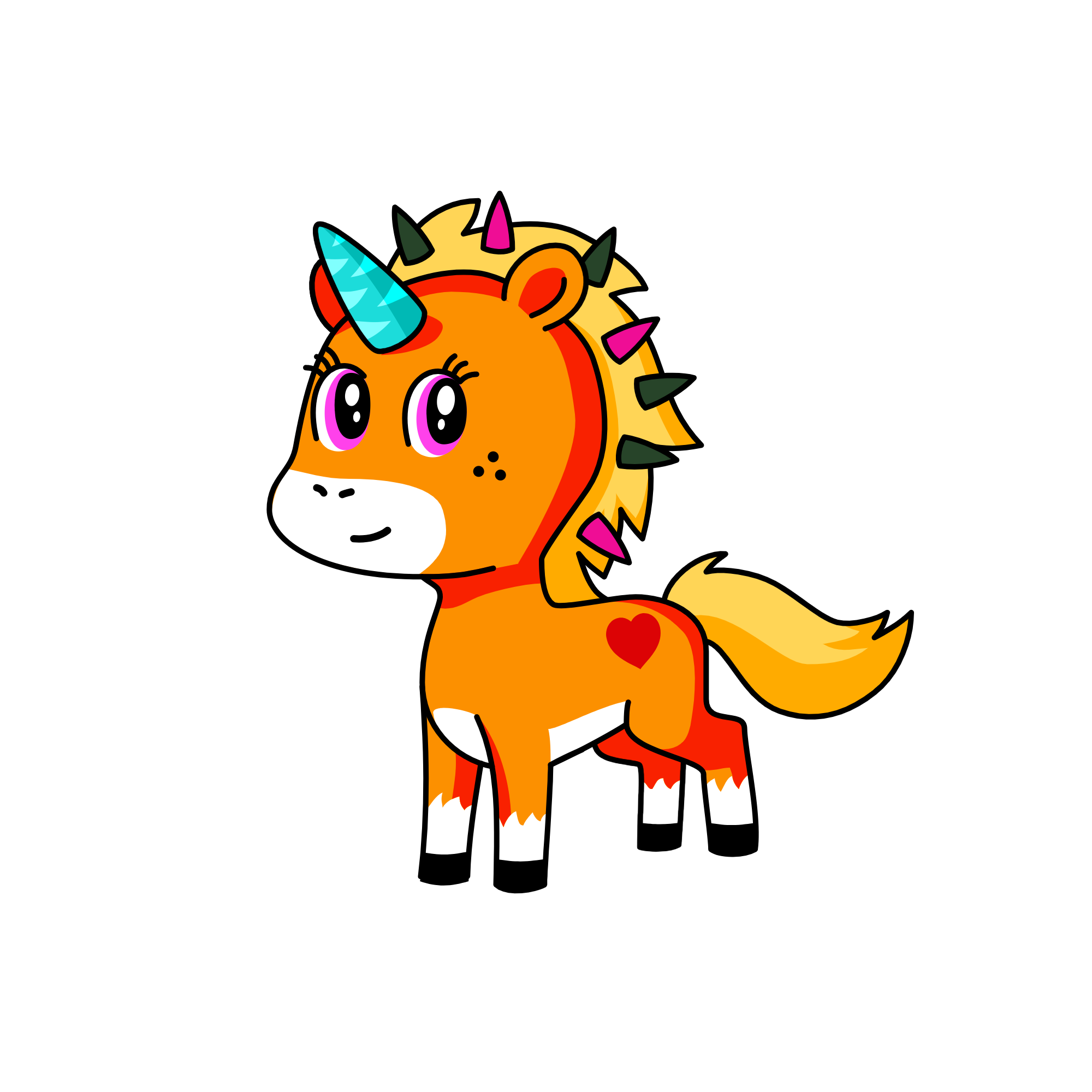 Bu, the unicorn