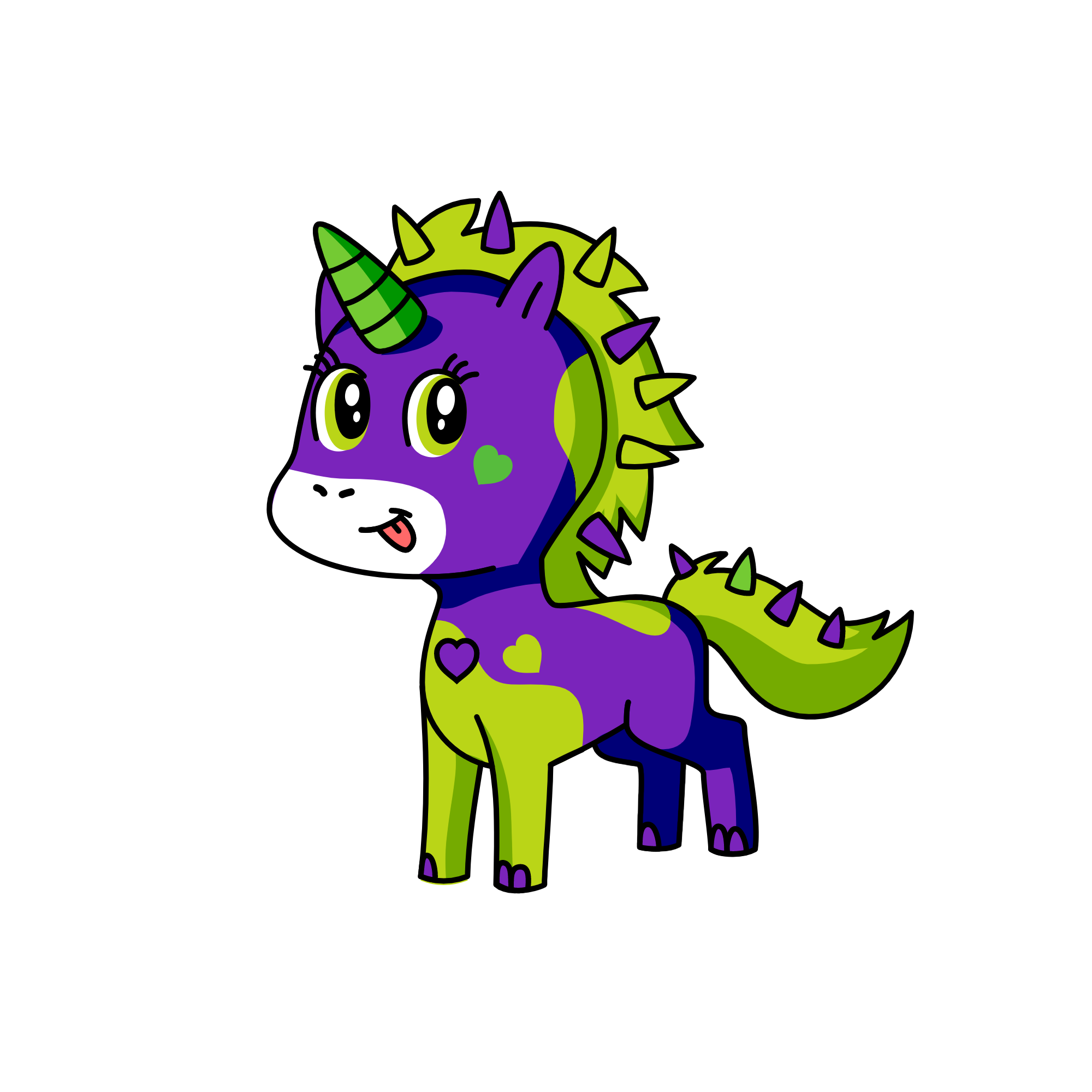 Spiky•UNICORN, the unicorn