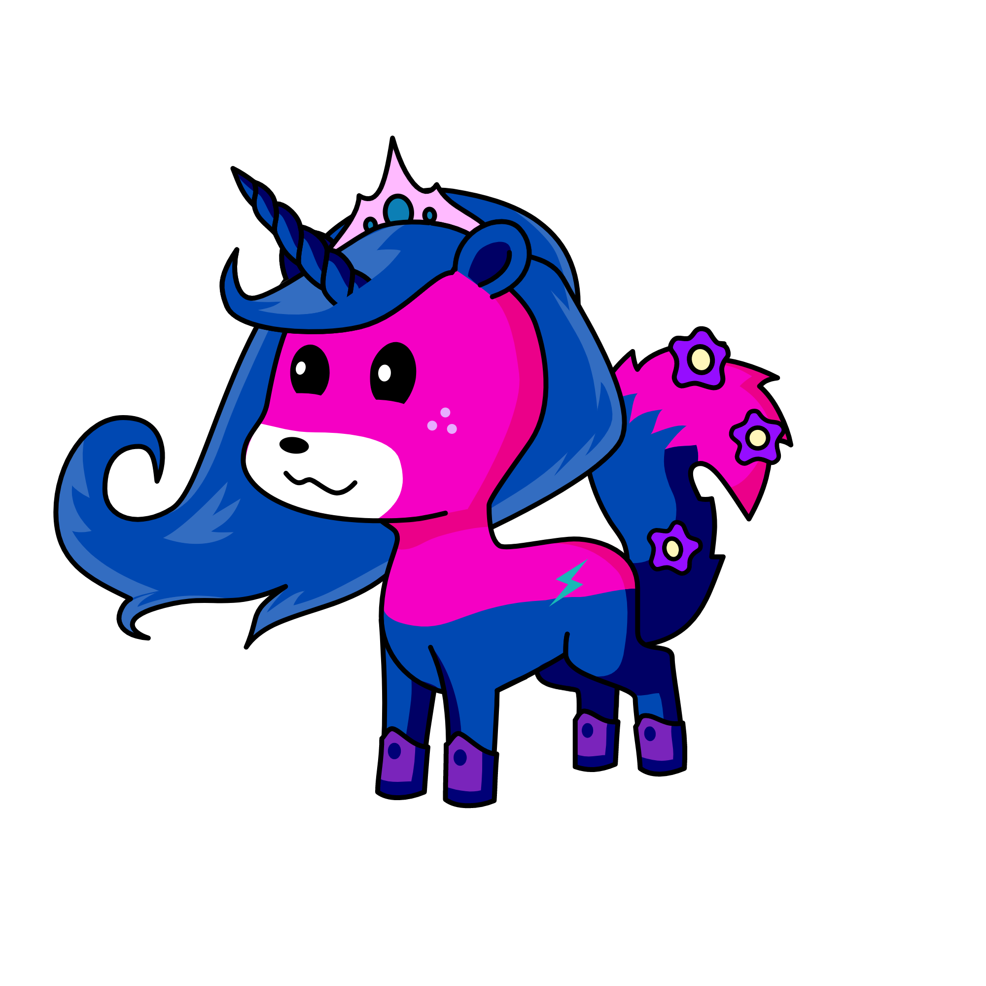 Bibbi, the unicorn
