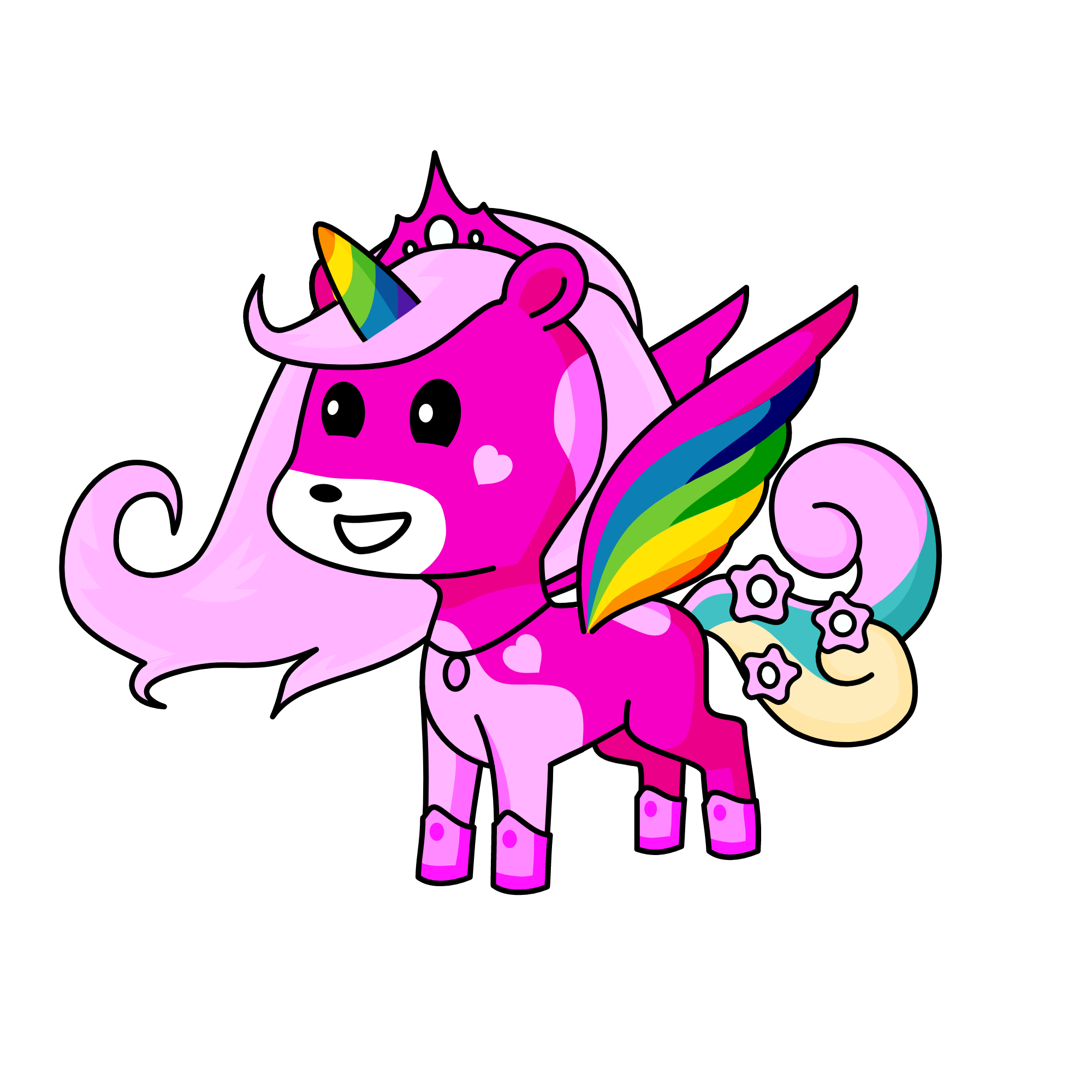 Rainbocorn, the unicorn