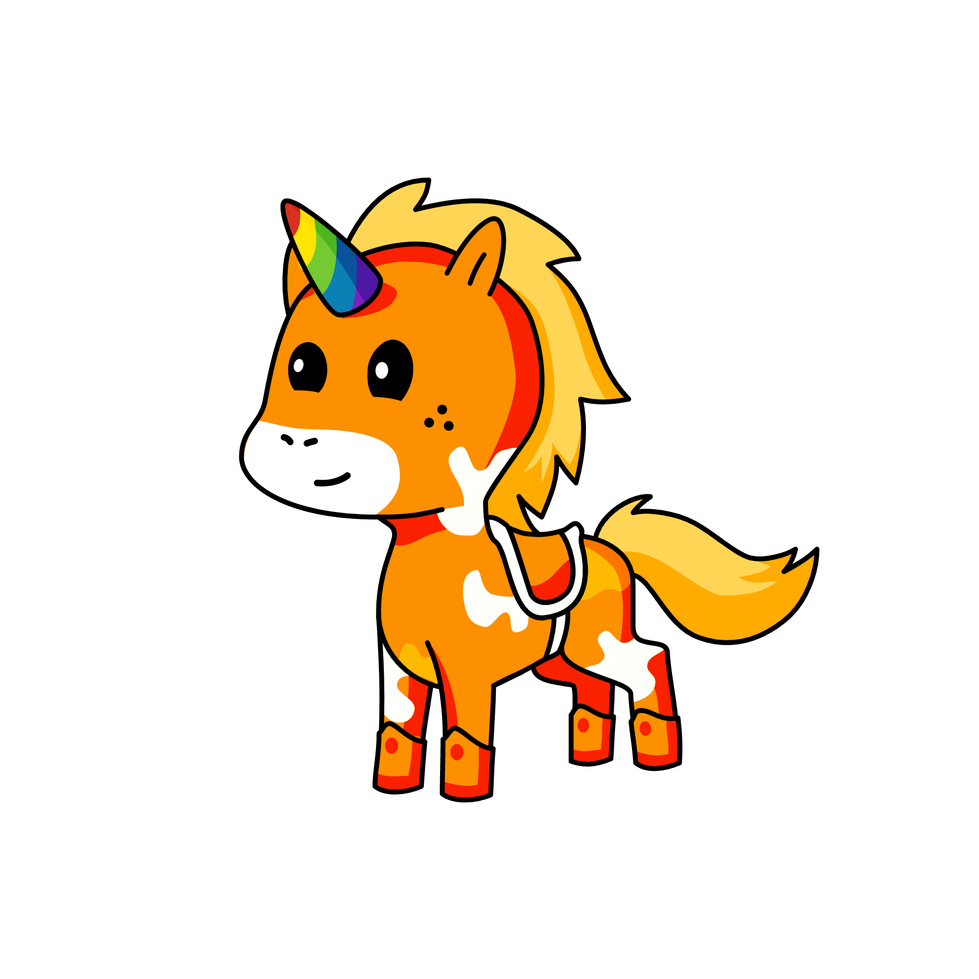 Forever foxy, the unicorn