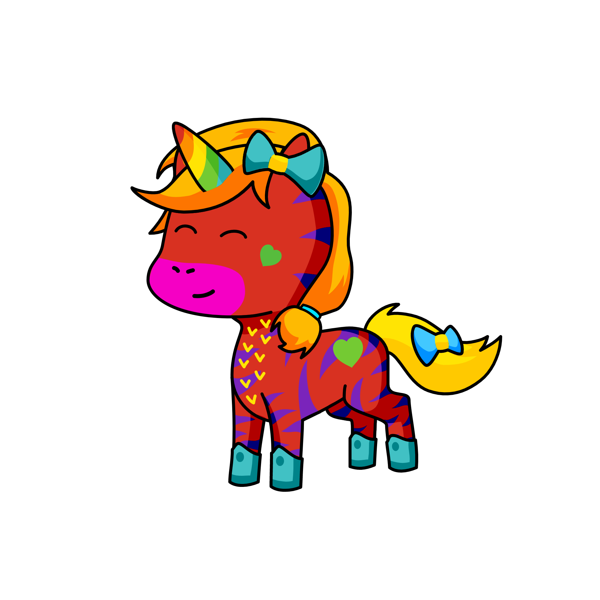 Rainbowmoon, the unicorn