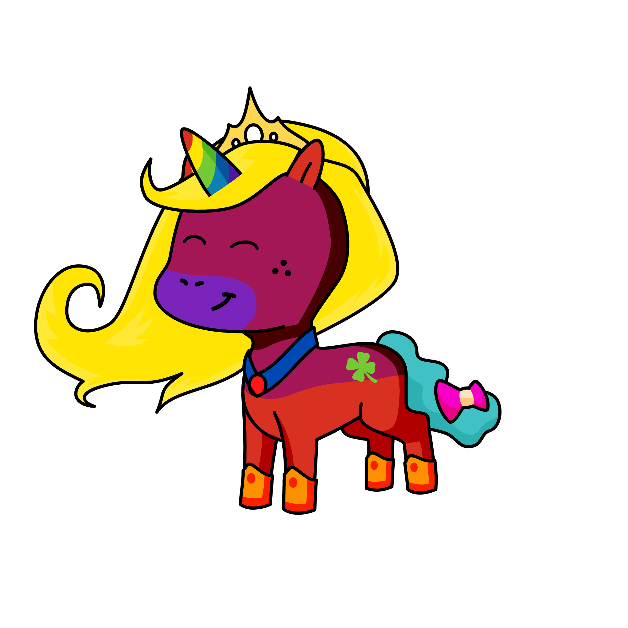 colores, the unicorn