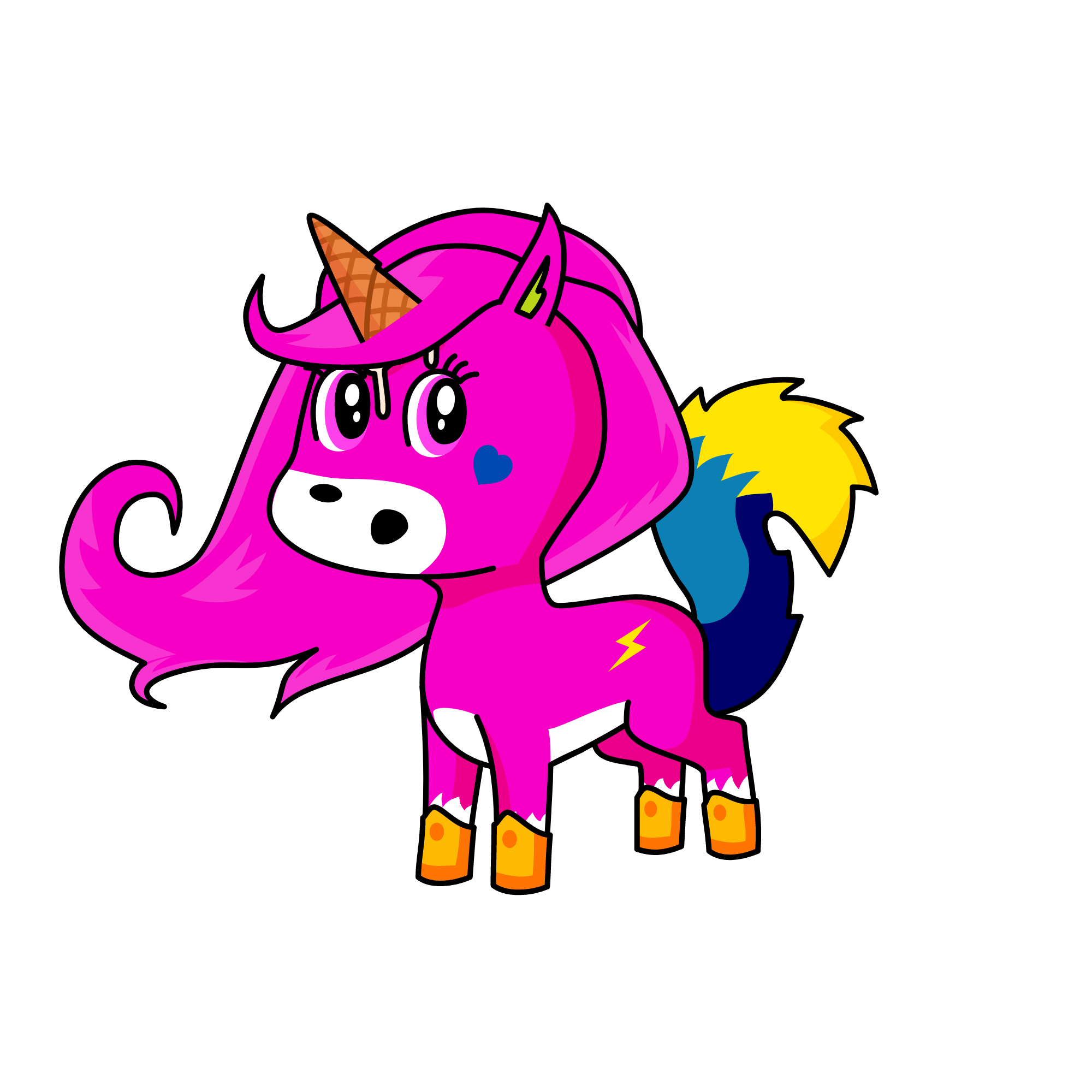 Corniyum, the unicorn