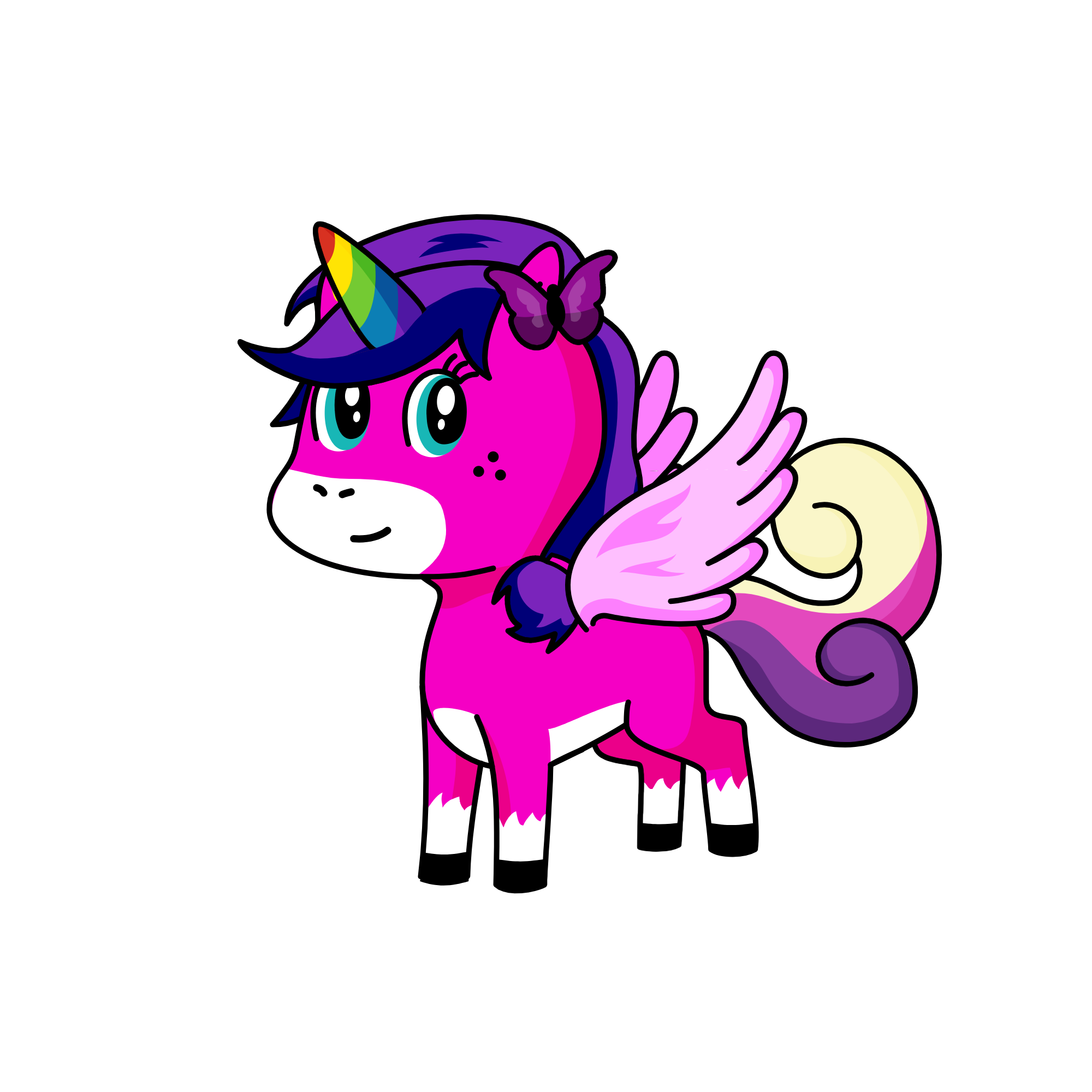 Sparkle Rainbowflyer, the unicorn