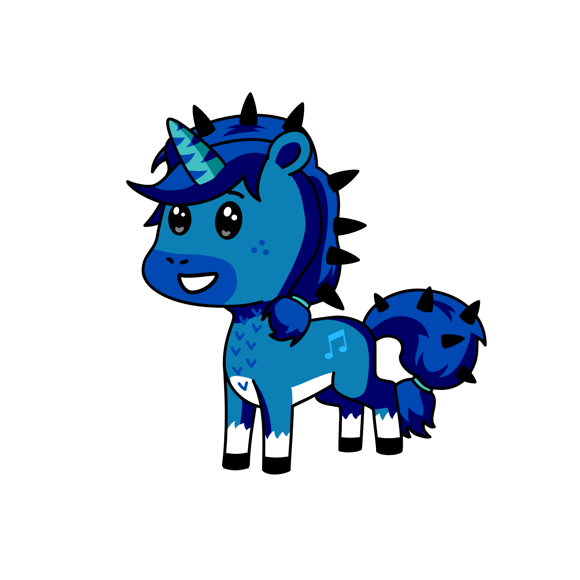 Moonlight, the unicorn
