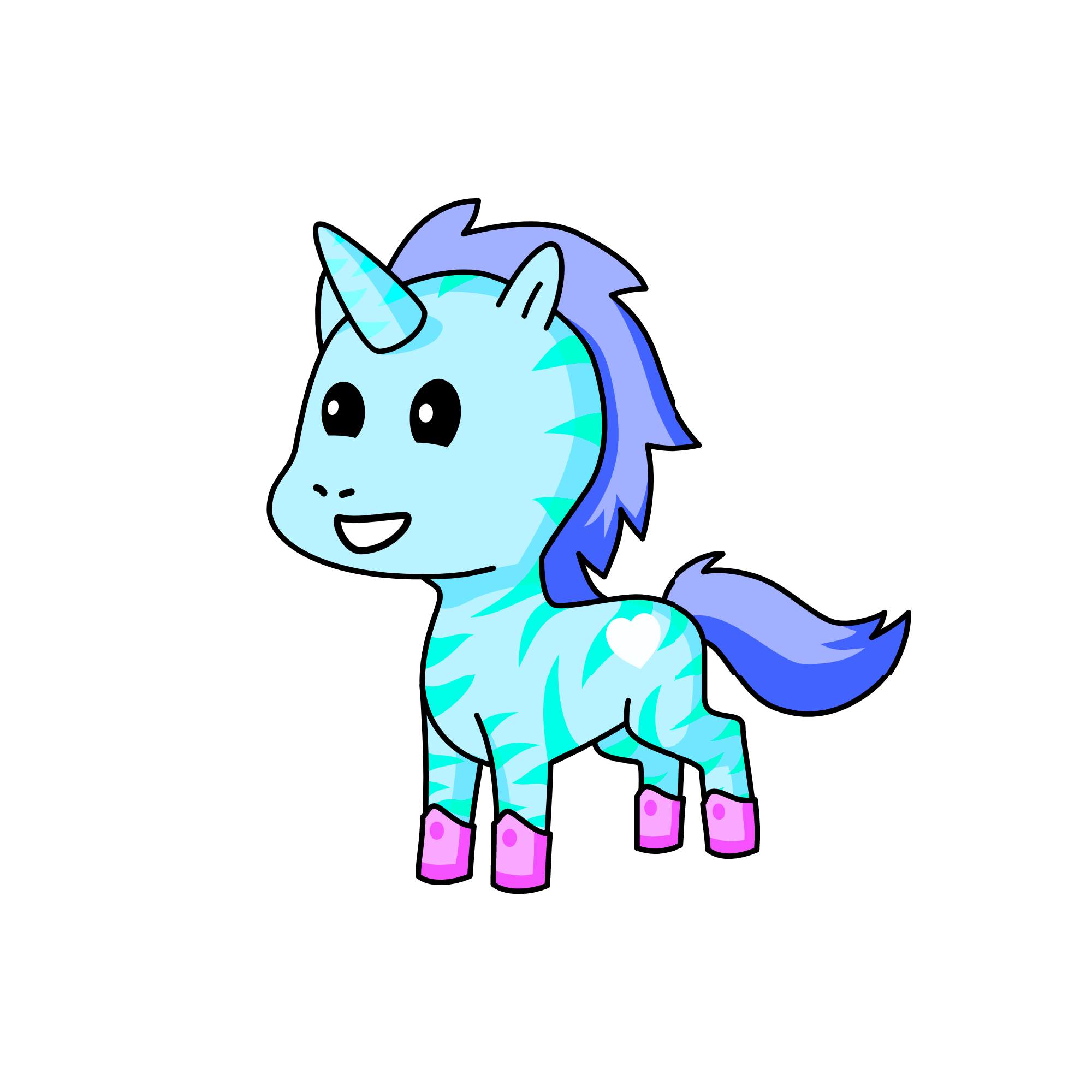 Sans, the unicorn