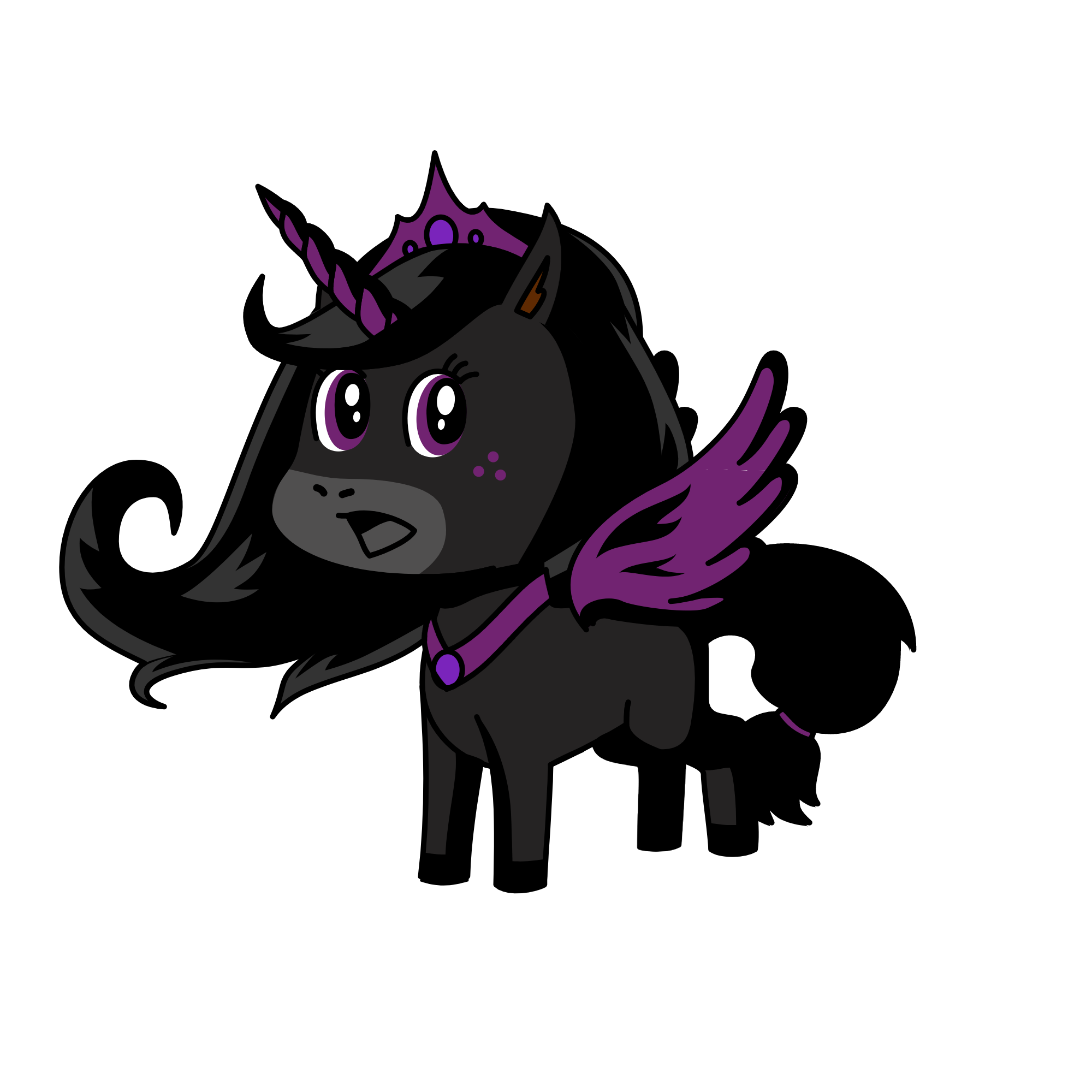 Midnight Shadowrider, the unicorn