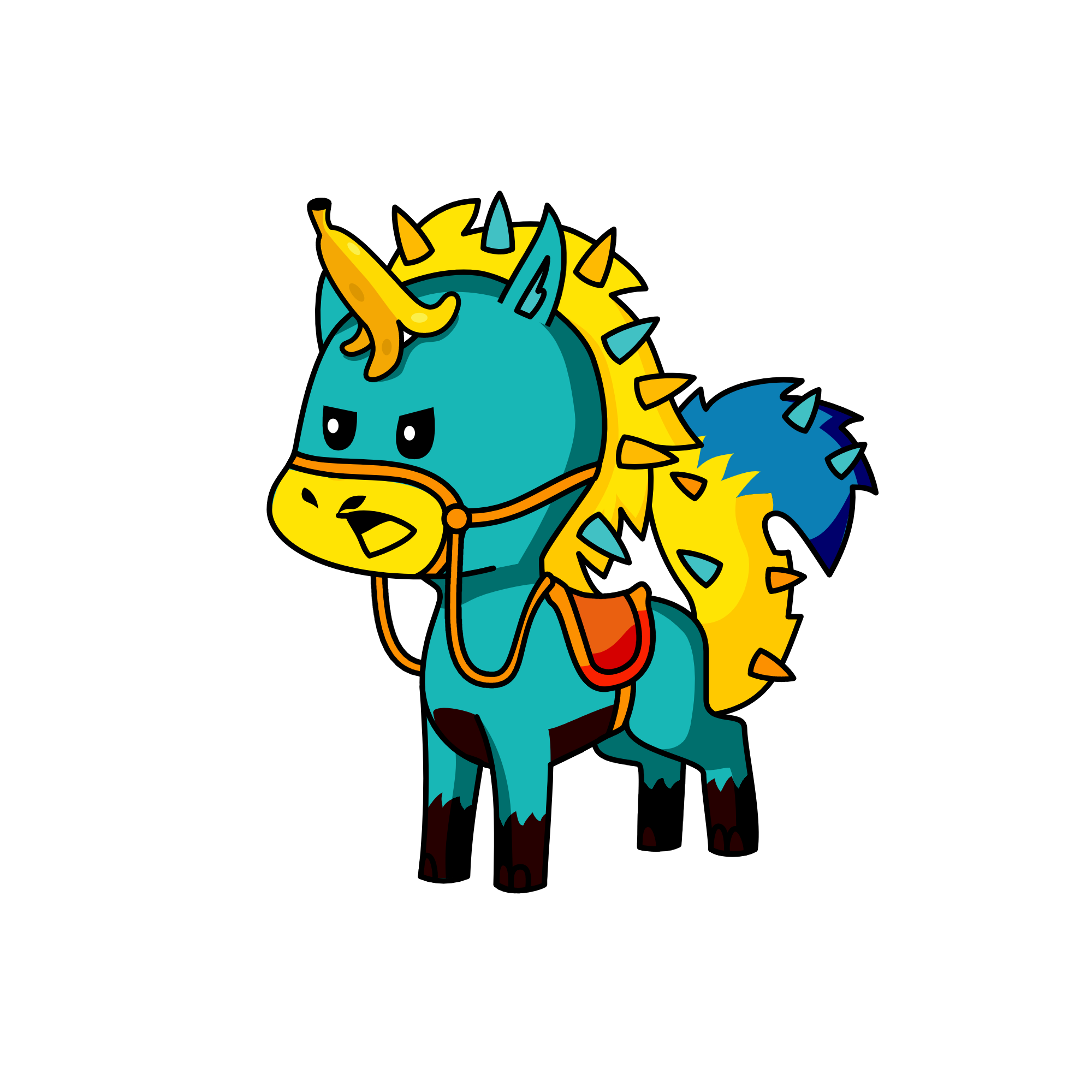 OK FINE I'M A DRAGON 😡, the unicorn
