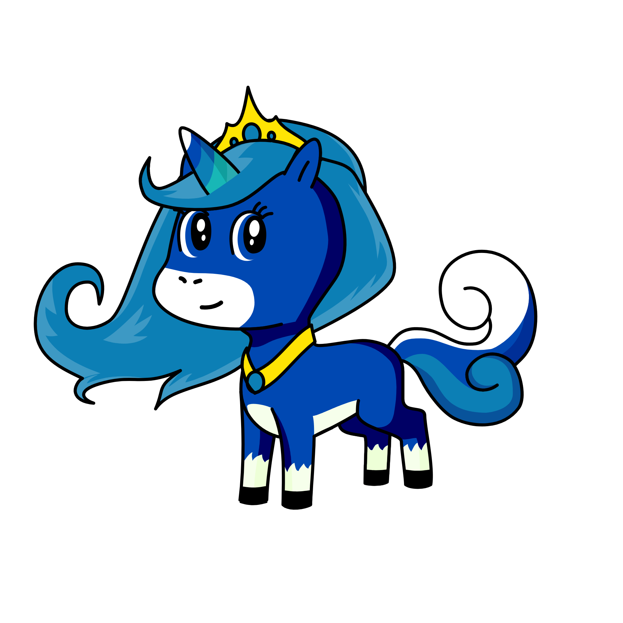 snow white, the unicorn