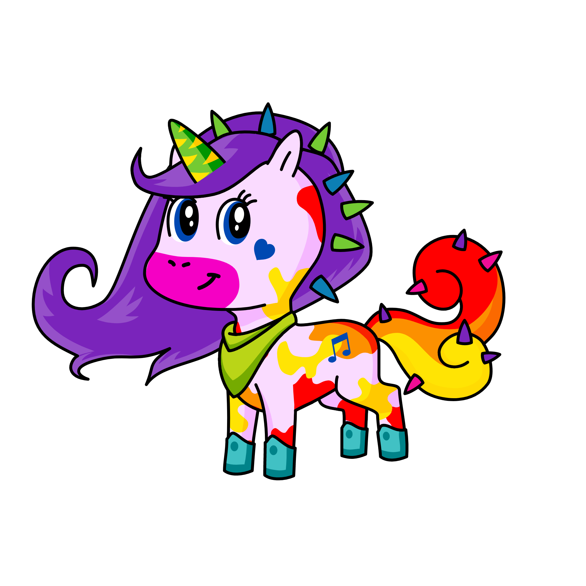 dat crazy one, the unicorn