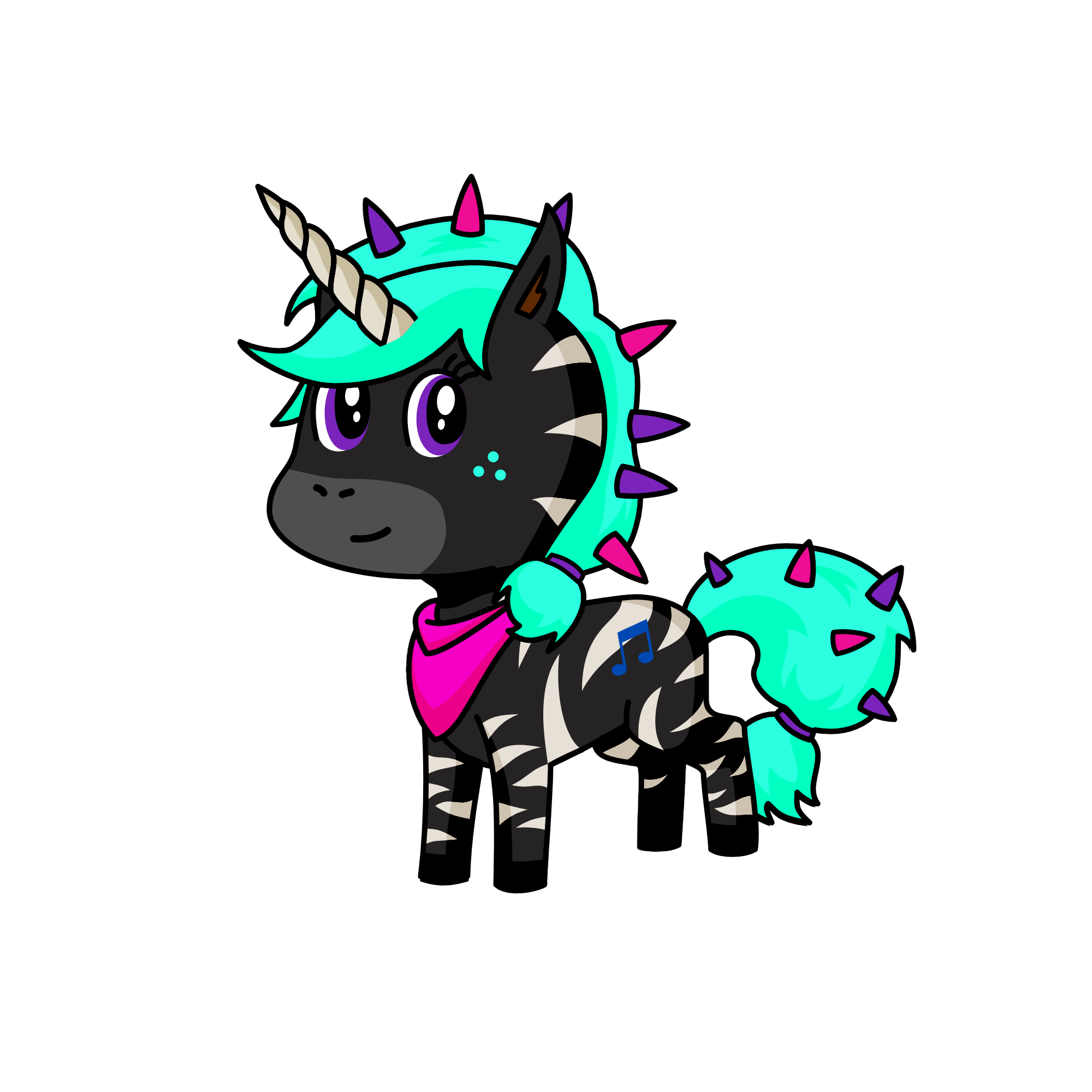 Aqua, the unicorn