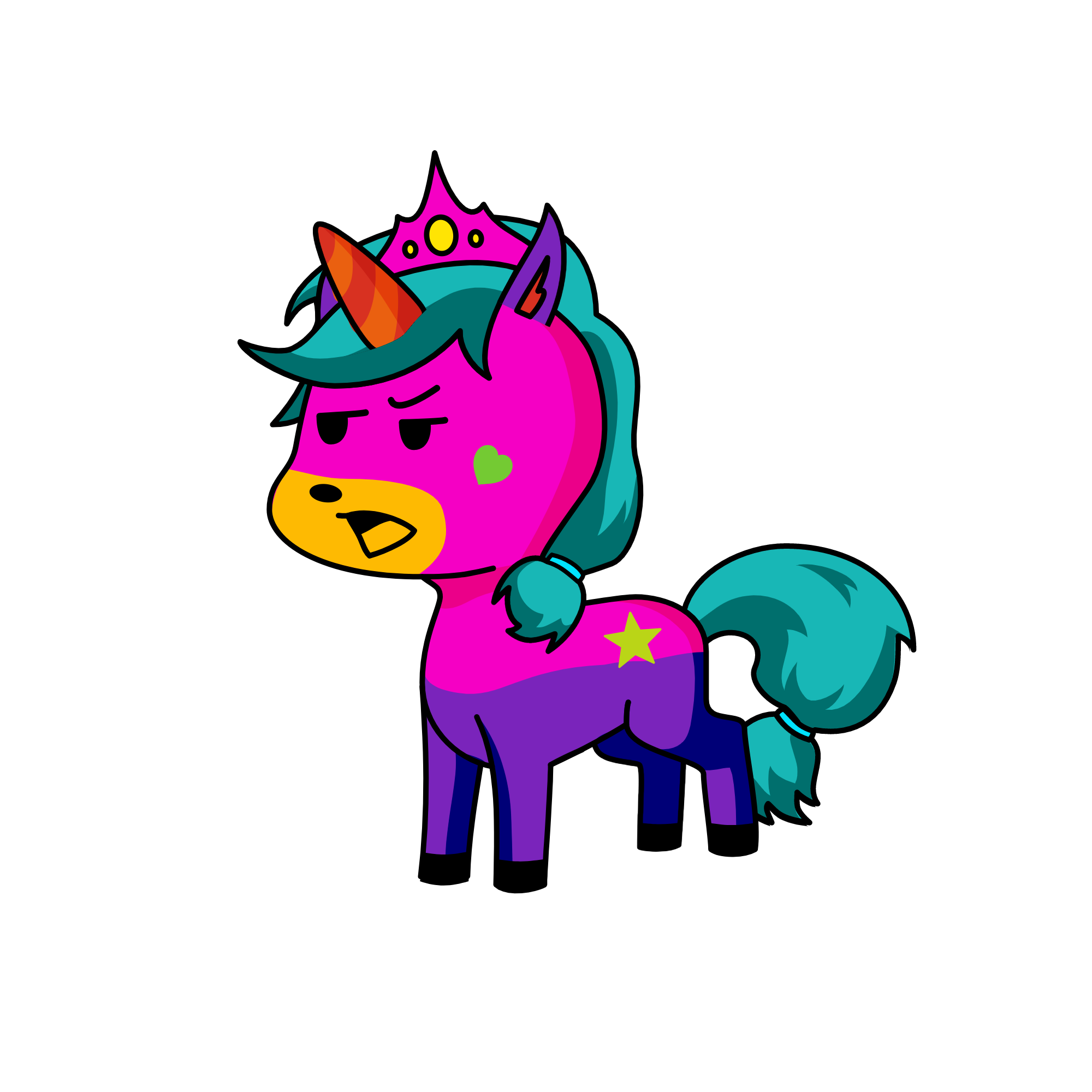 Rainbowrain, the unicorn