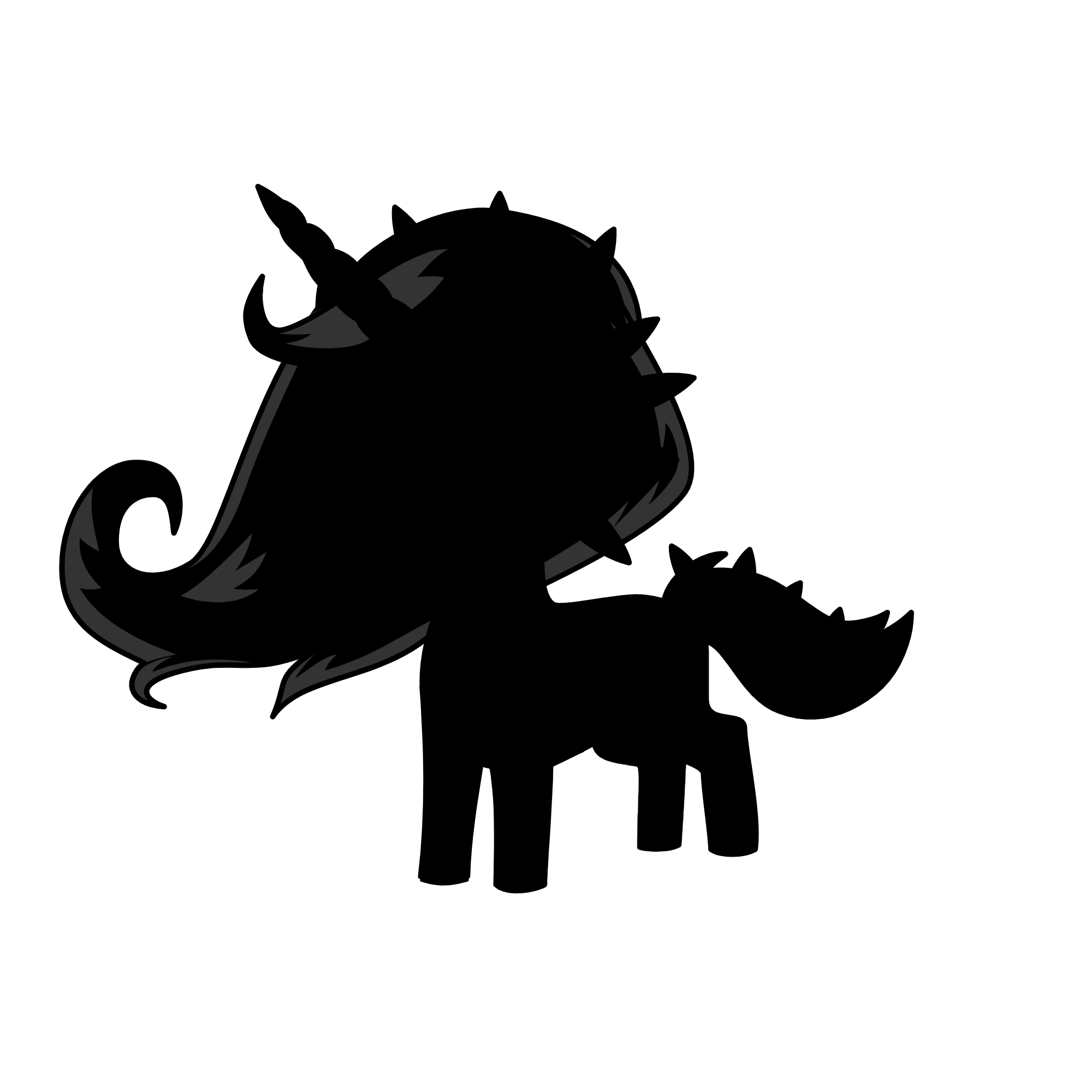 Dark, the unicorn