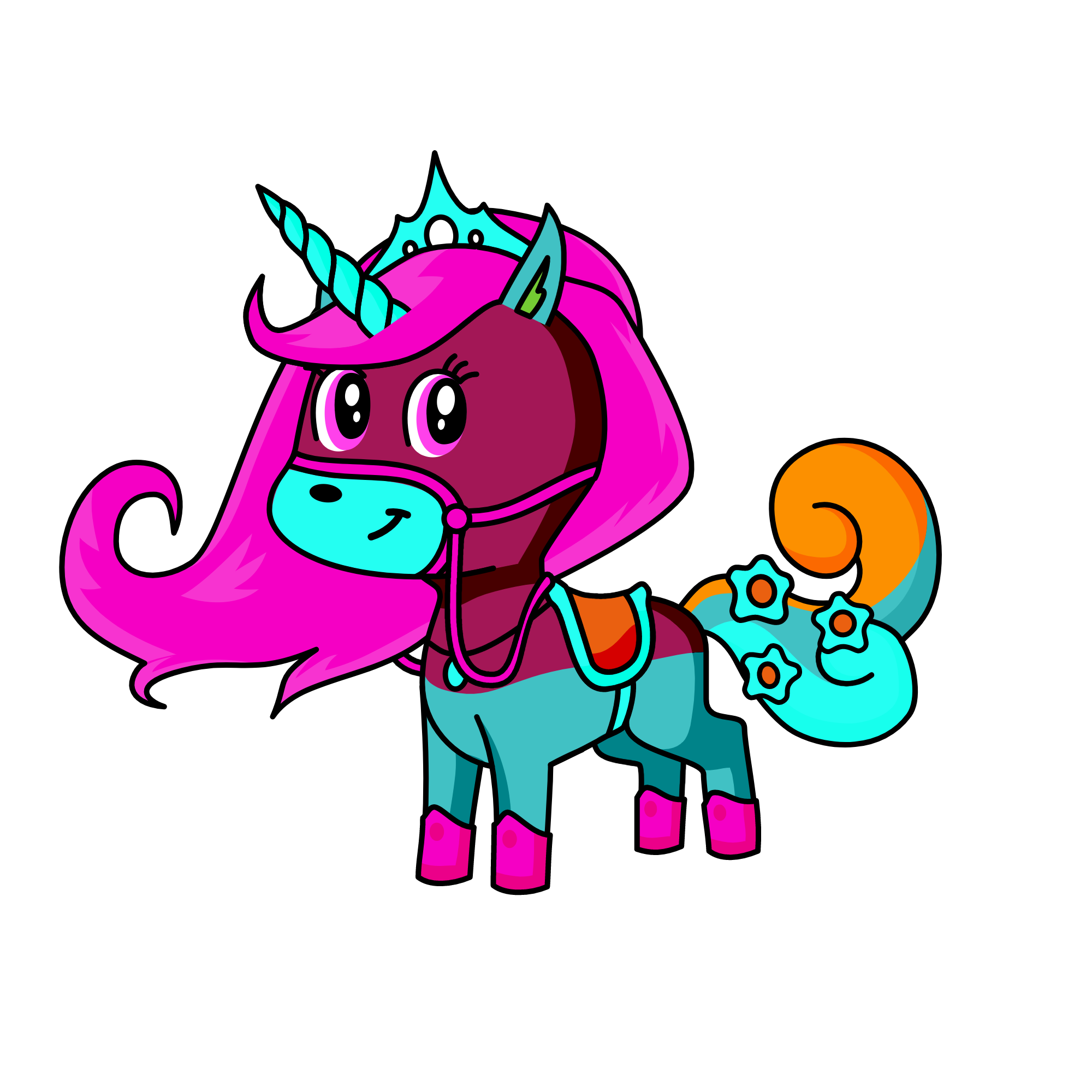 princess apple pie , the unicorn