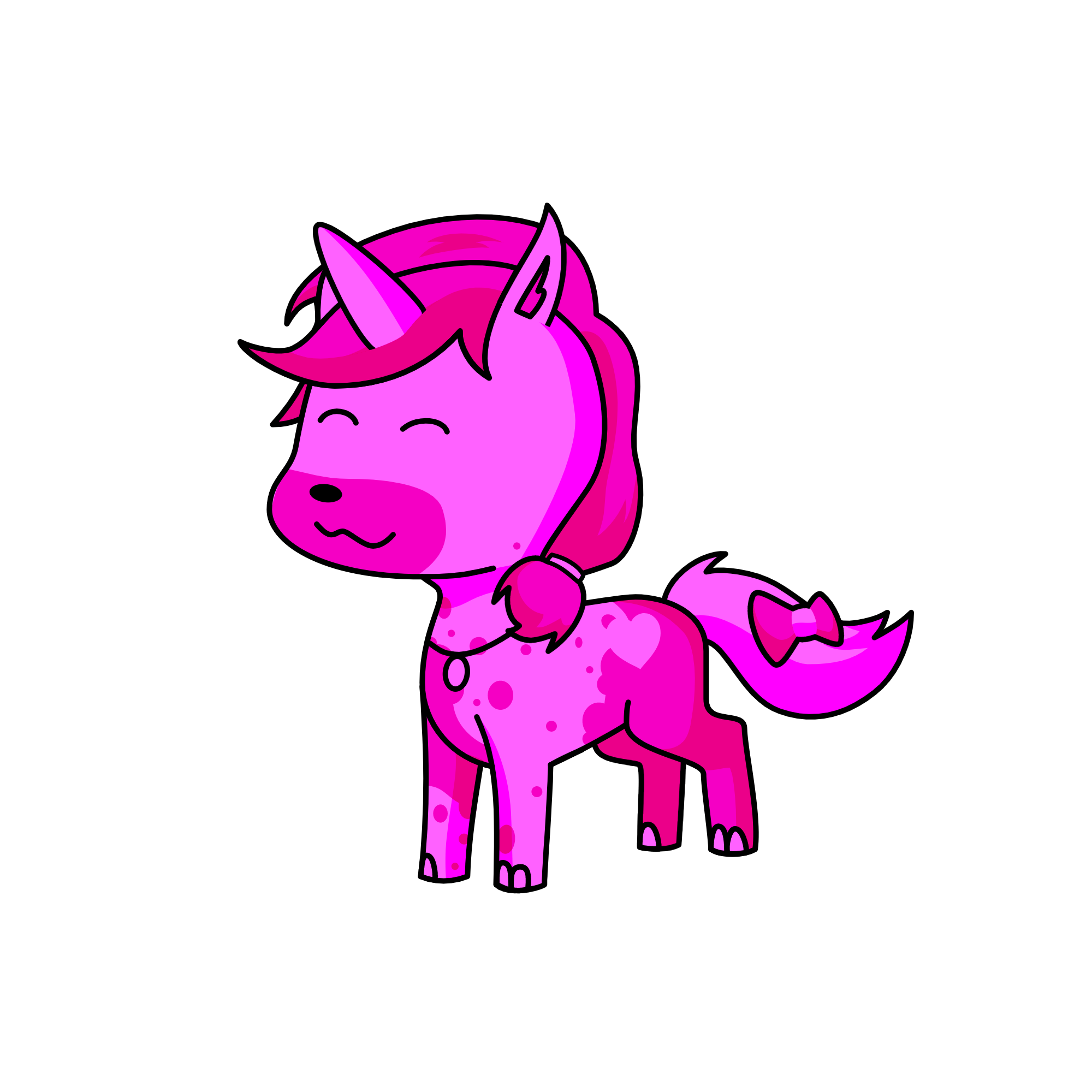 pinky kat, the unicorn