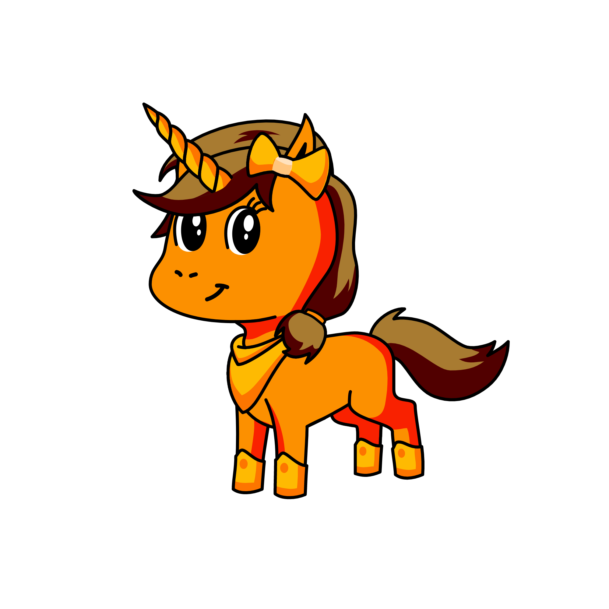 Amber, the unicorn