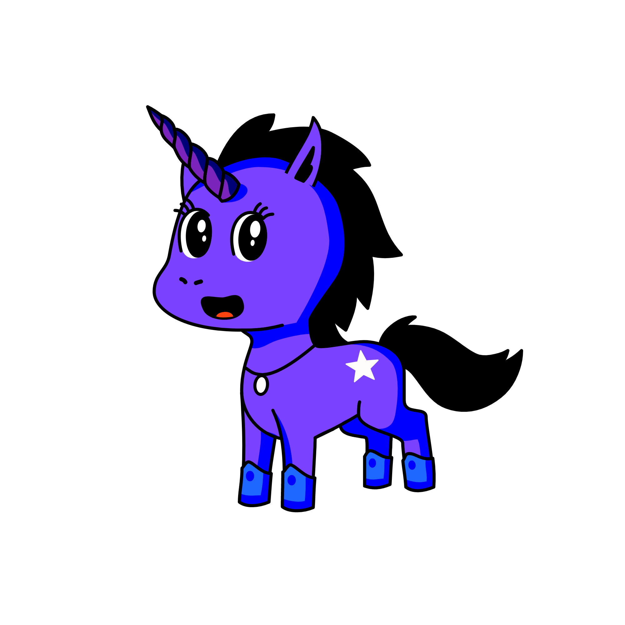 inky, the unicorn