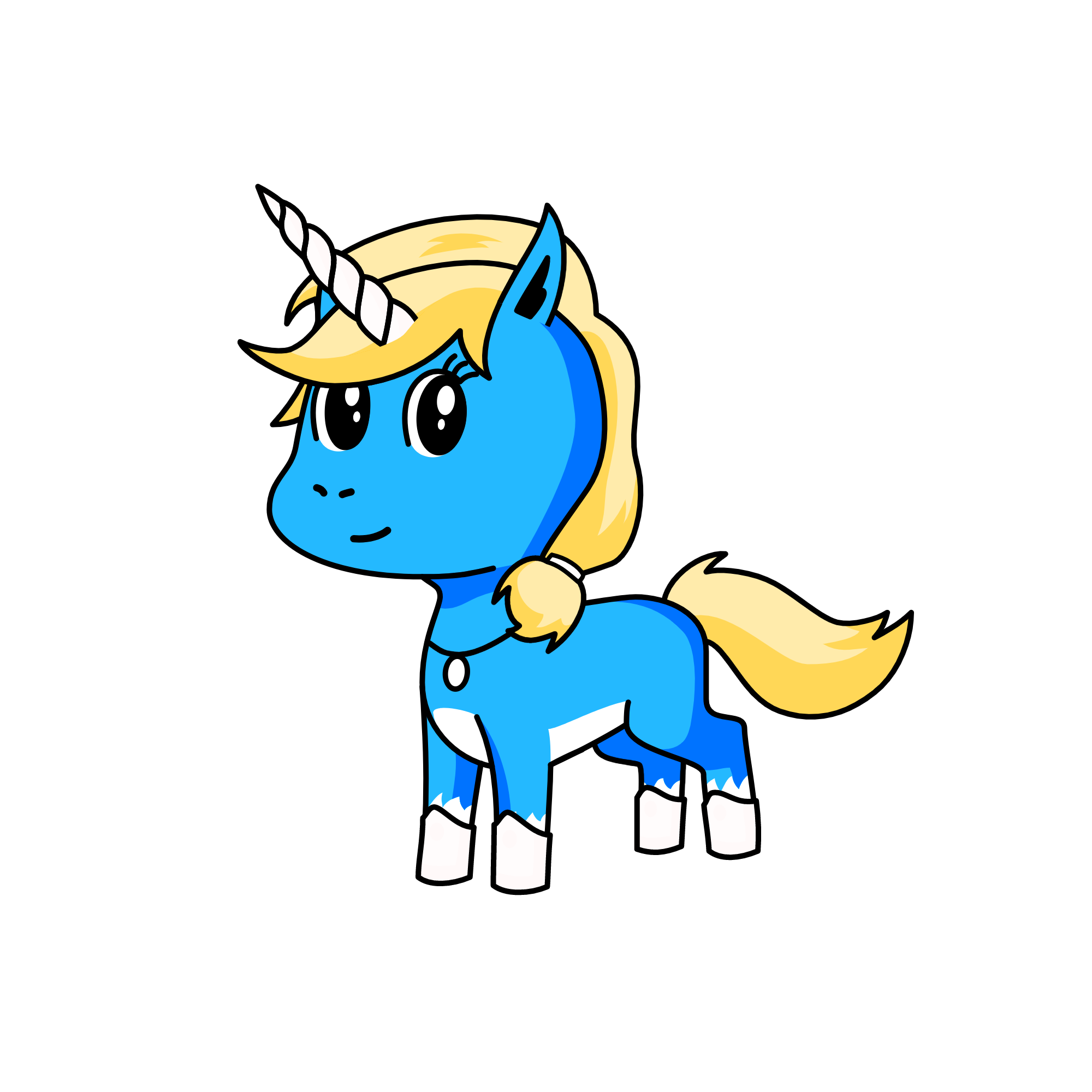 Crystal, the unicorn