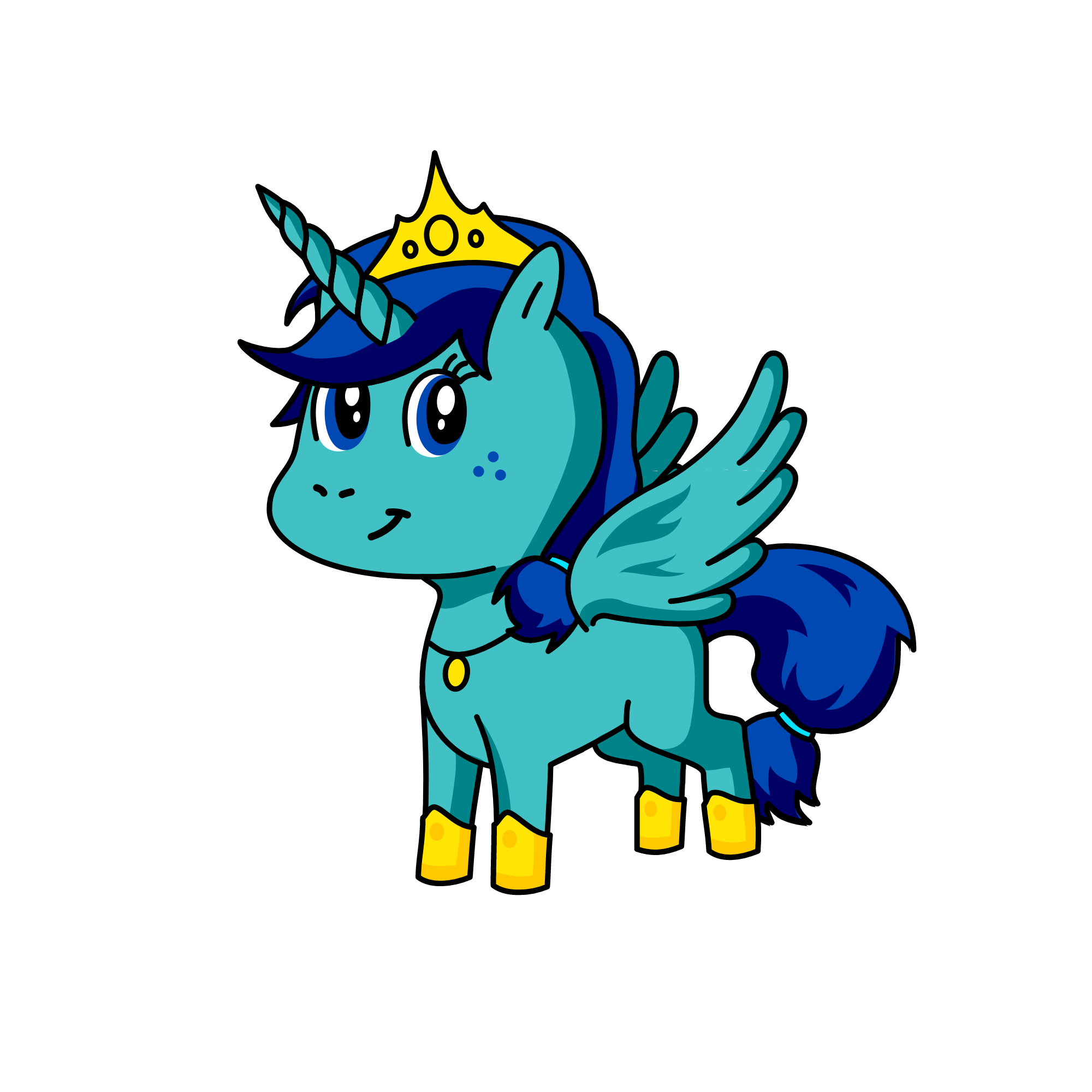 I am the second only queen , the unicorn