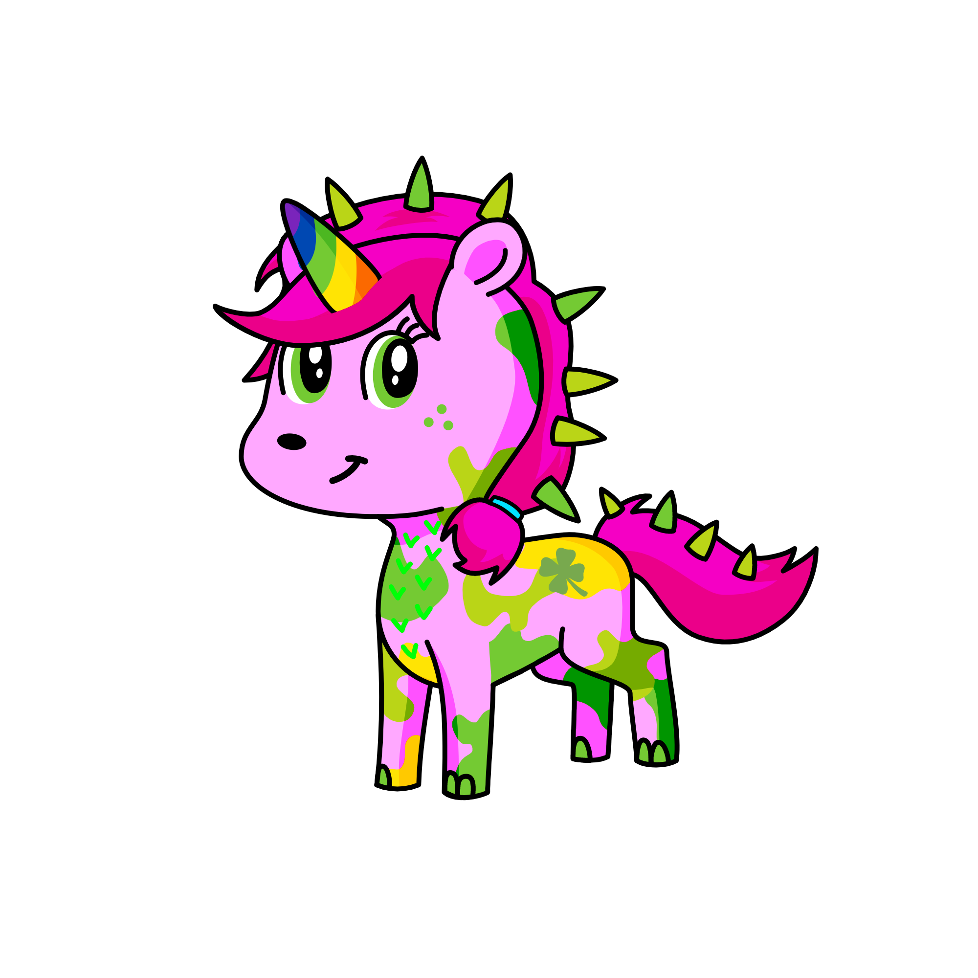 splotches , the unicorn
