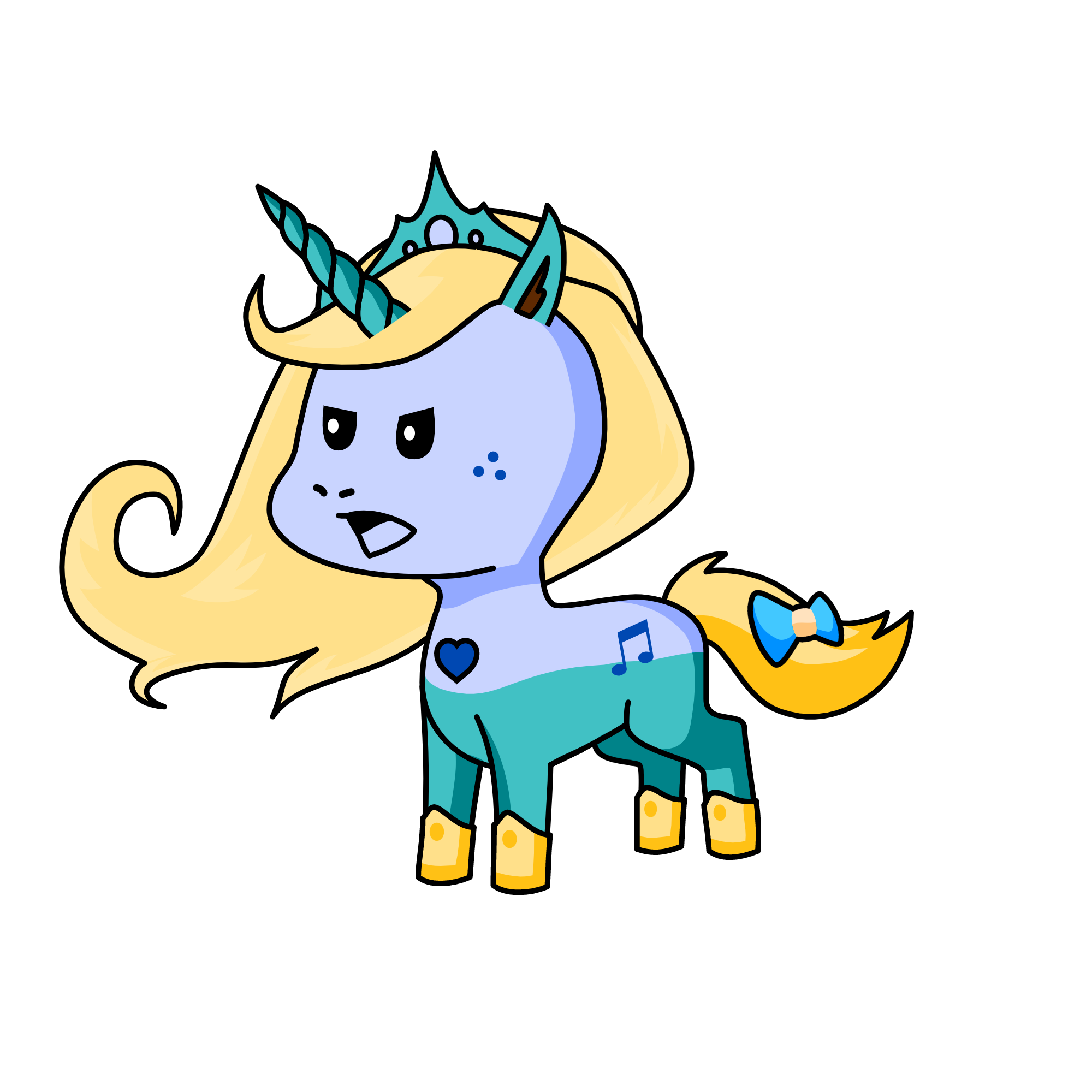 Ice Warrior, the unicorn