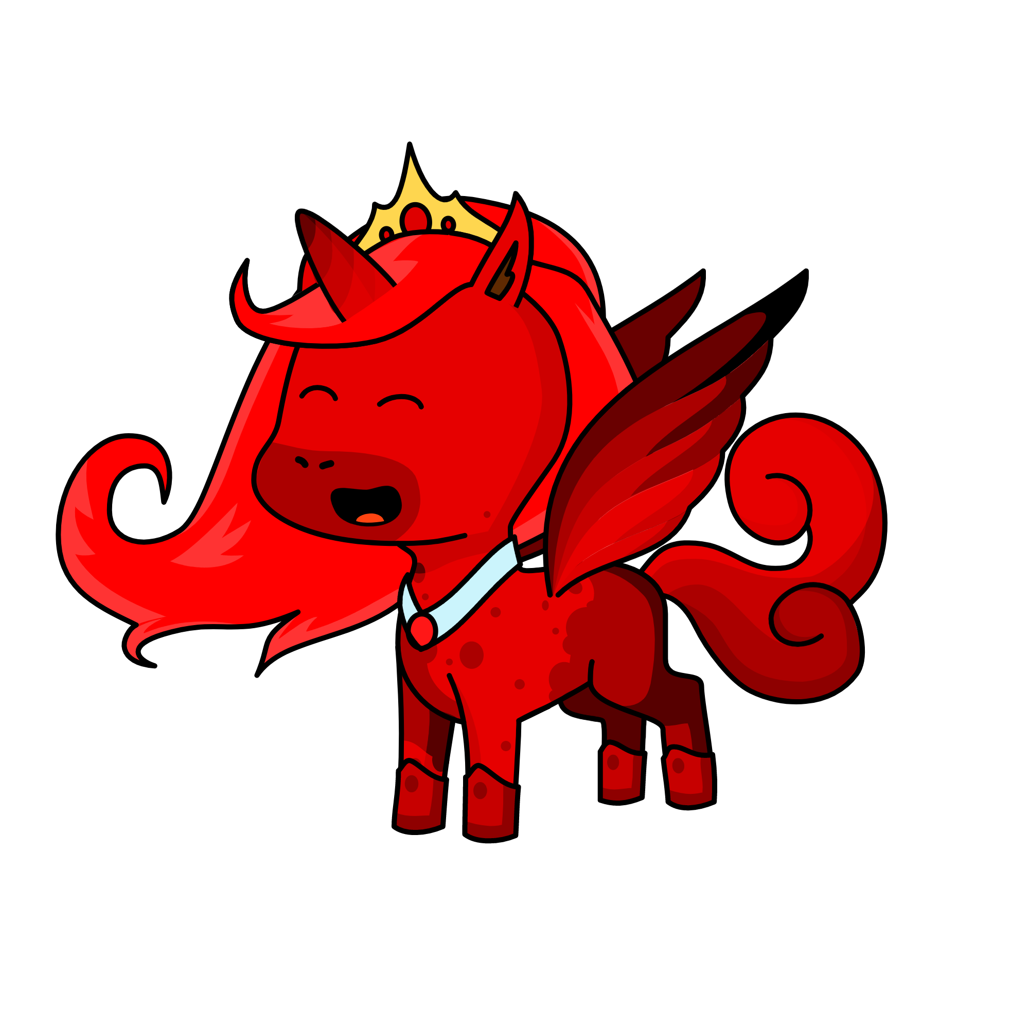 Queen Sunrise, the unicorn