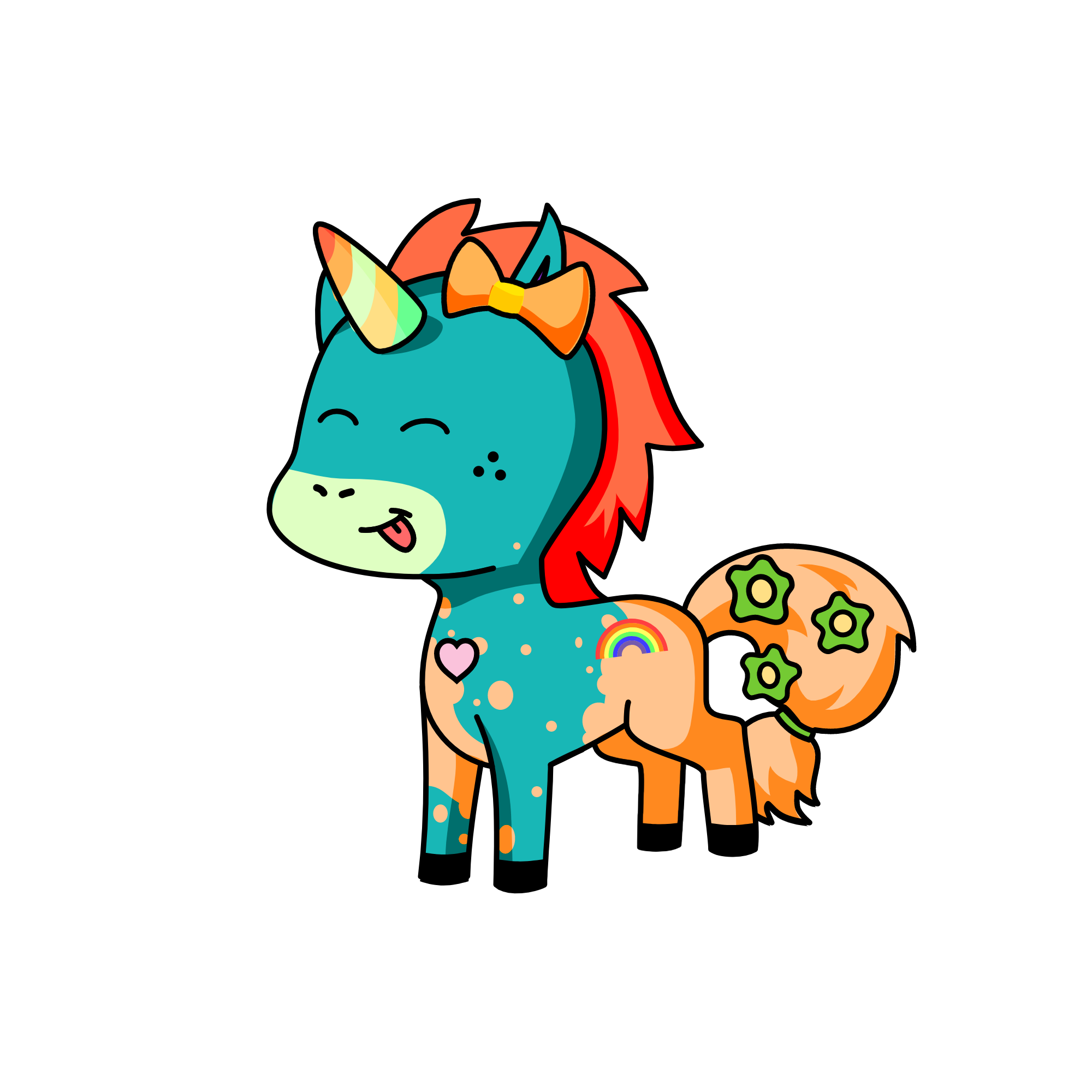 Gökküşağı, the unicorn