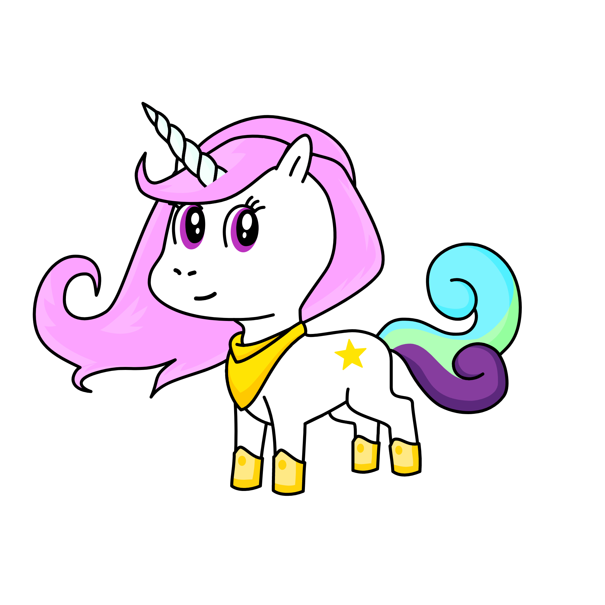 Prinsess celestia, the unicorn
