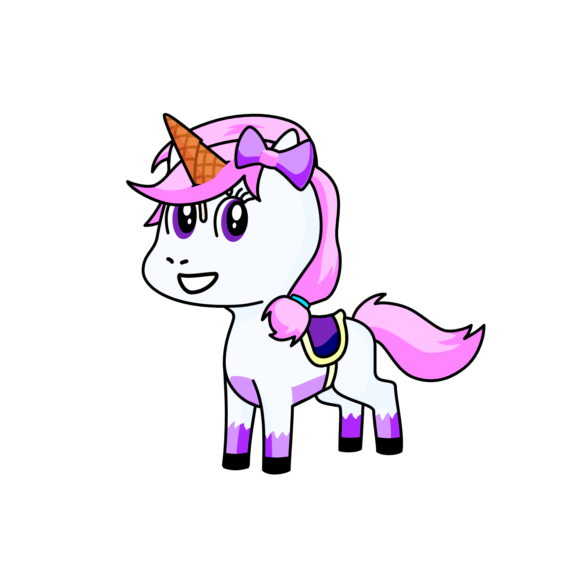 Ms. Cream, the unicorn
