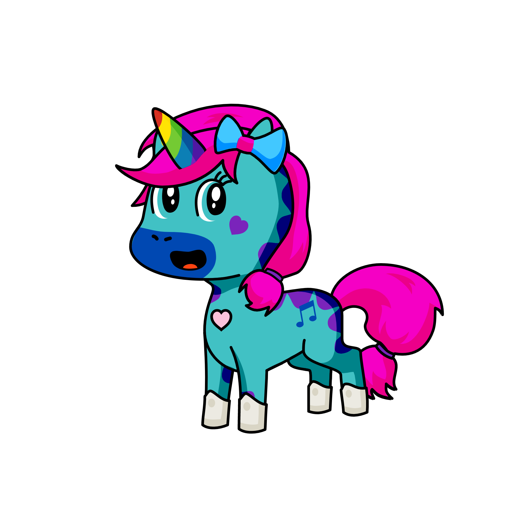 Dazzelina, the unicorn