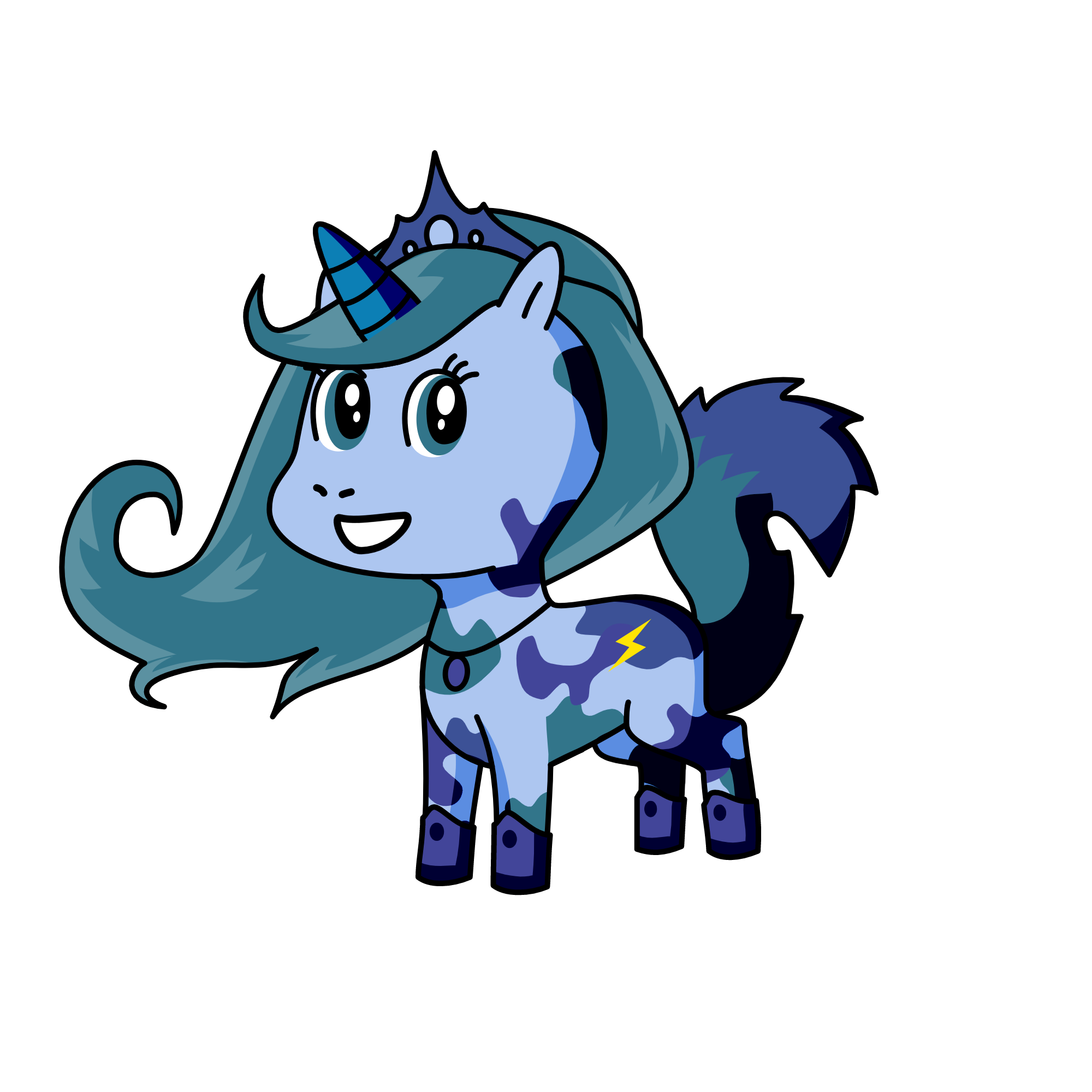 Queen of the Sky, the unicorn