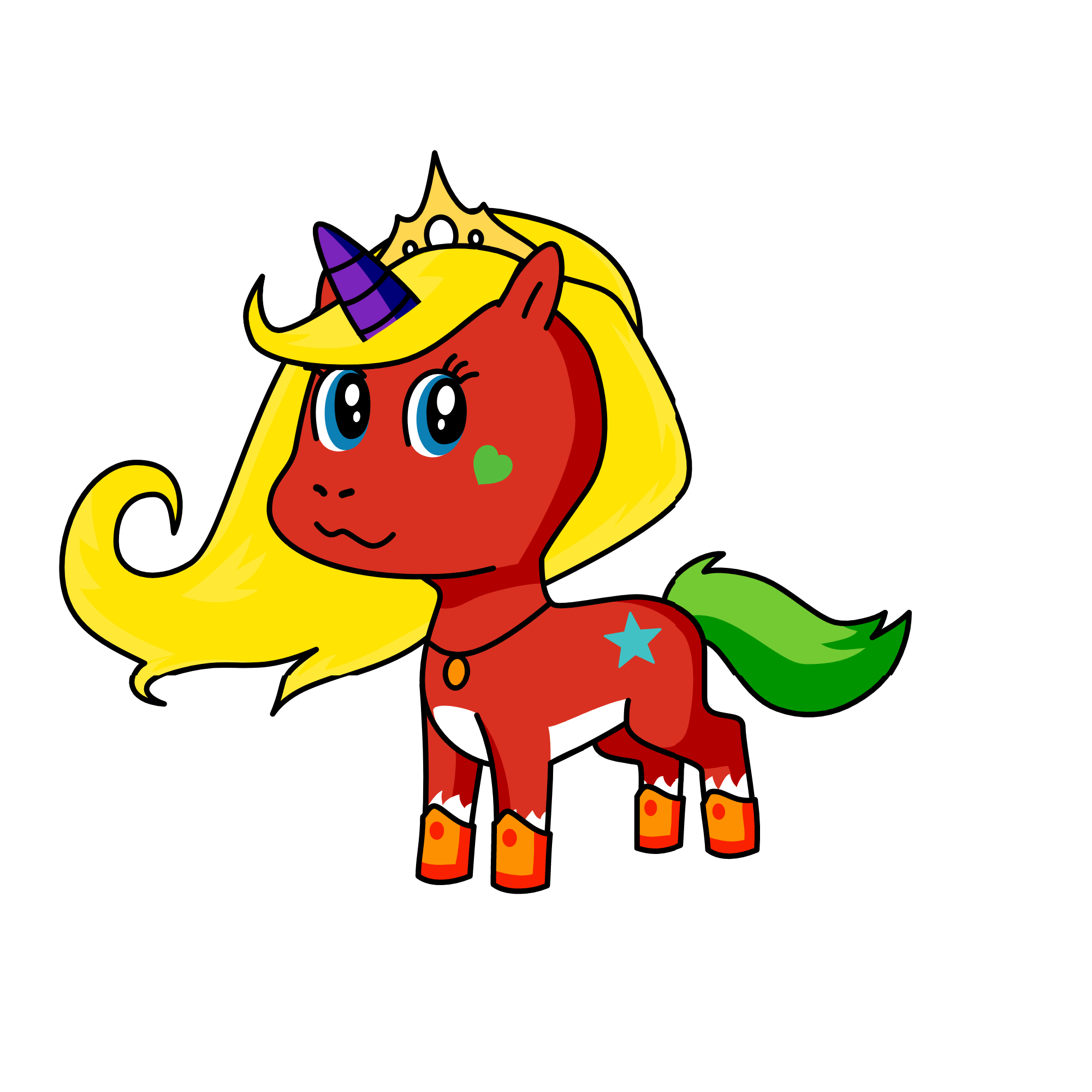 Rayne B. Ohh, the unicorn