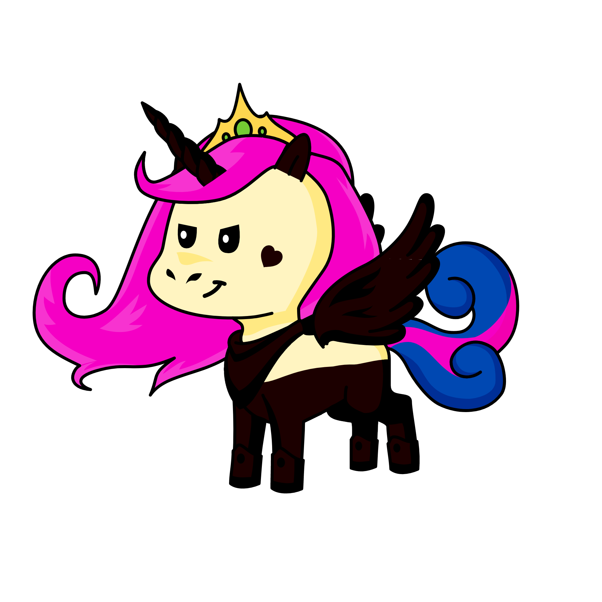 The queen of mean, the unicorn
