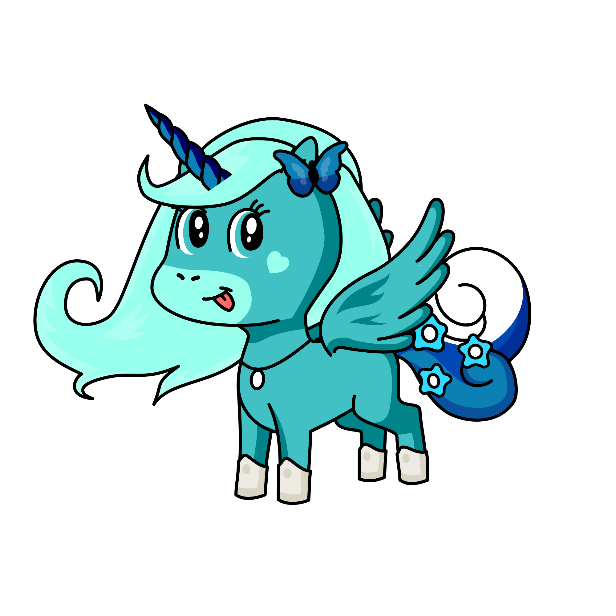 winter, the unicorn