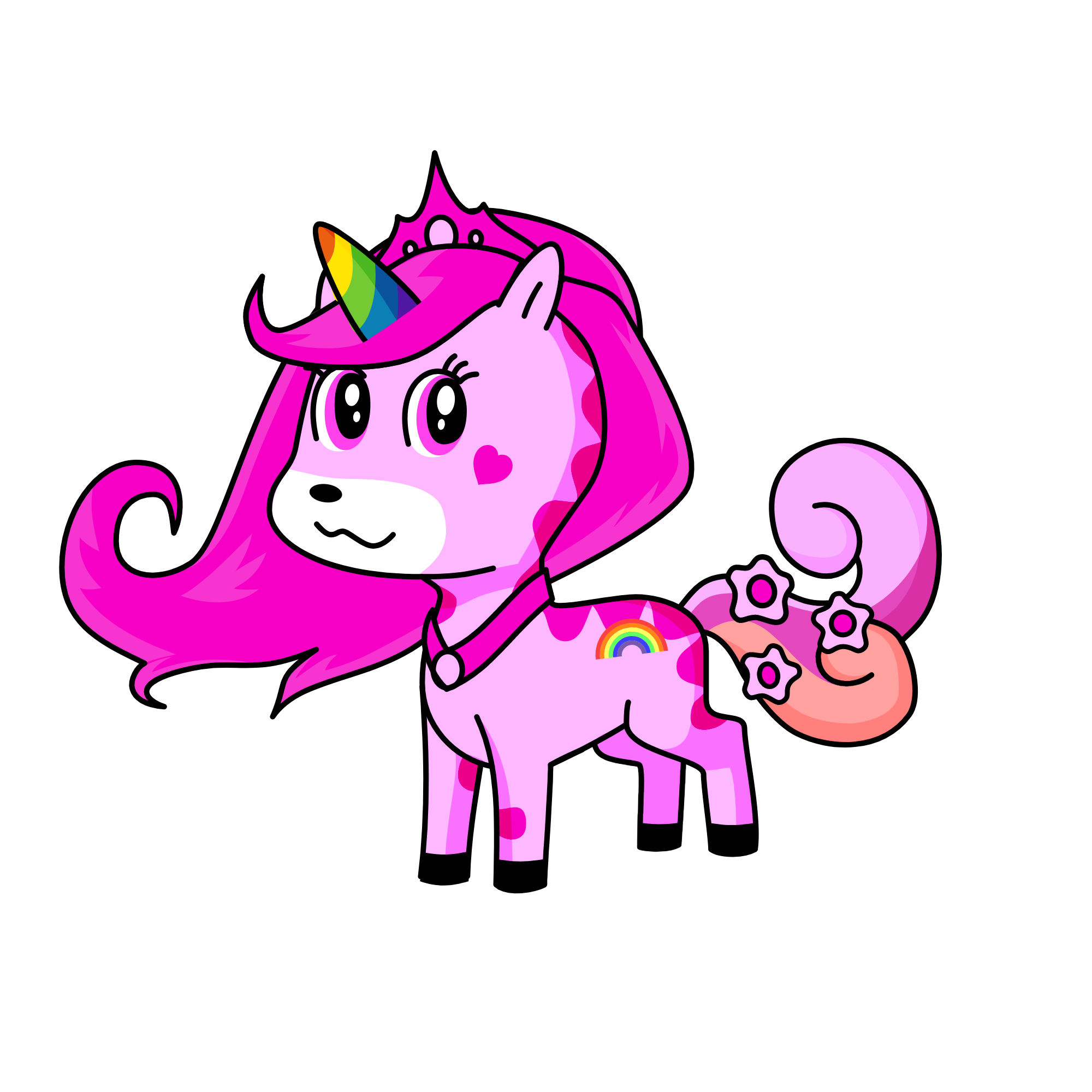 pinky, the unicorn