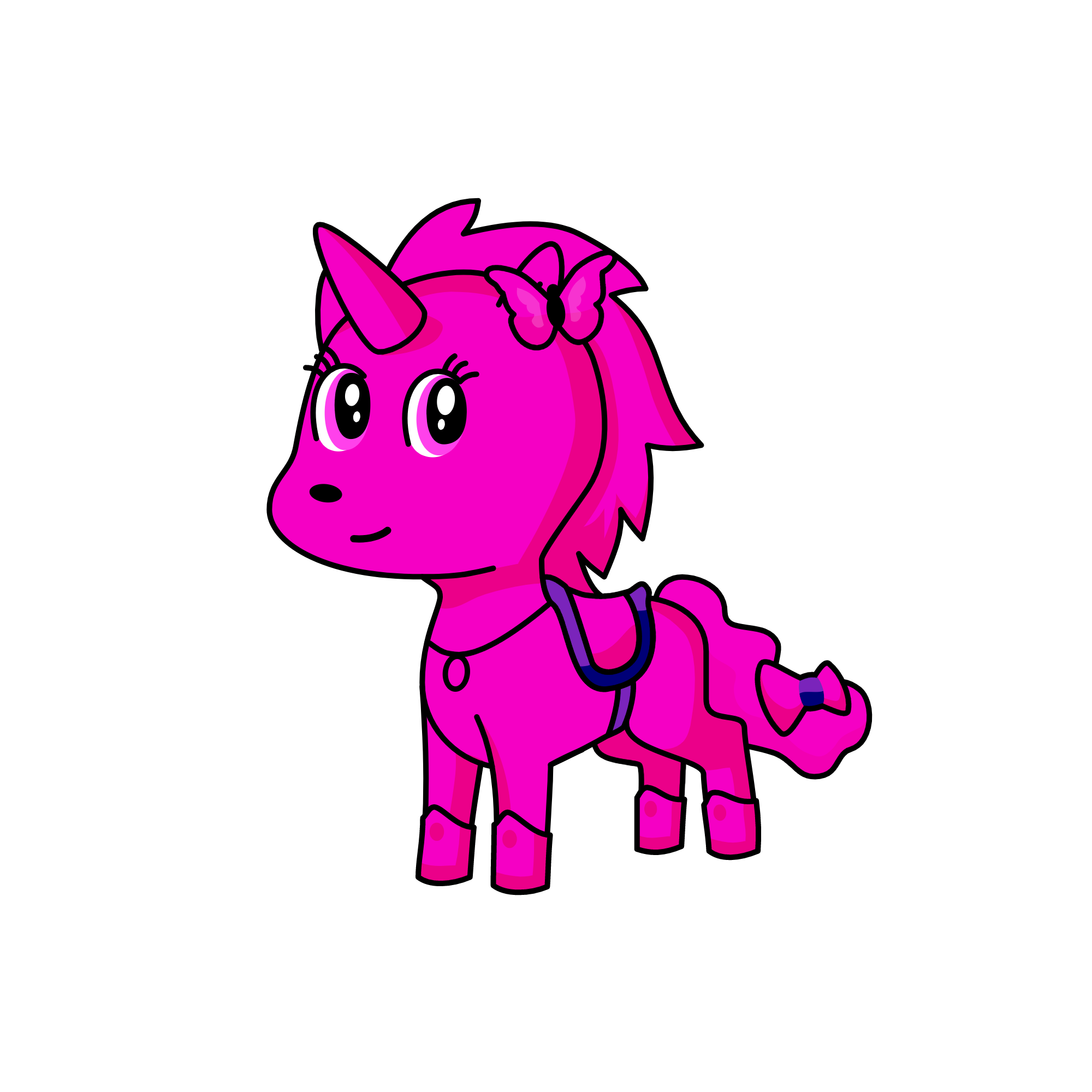 PINKY, the unicorn