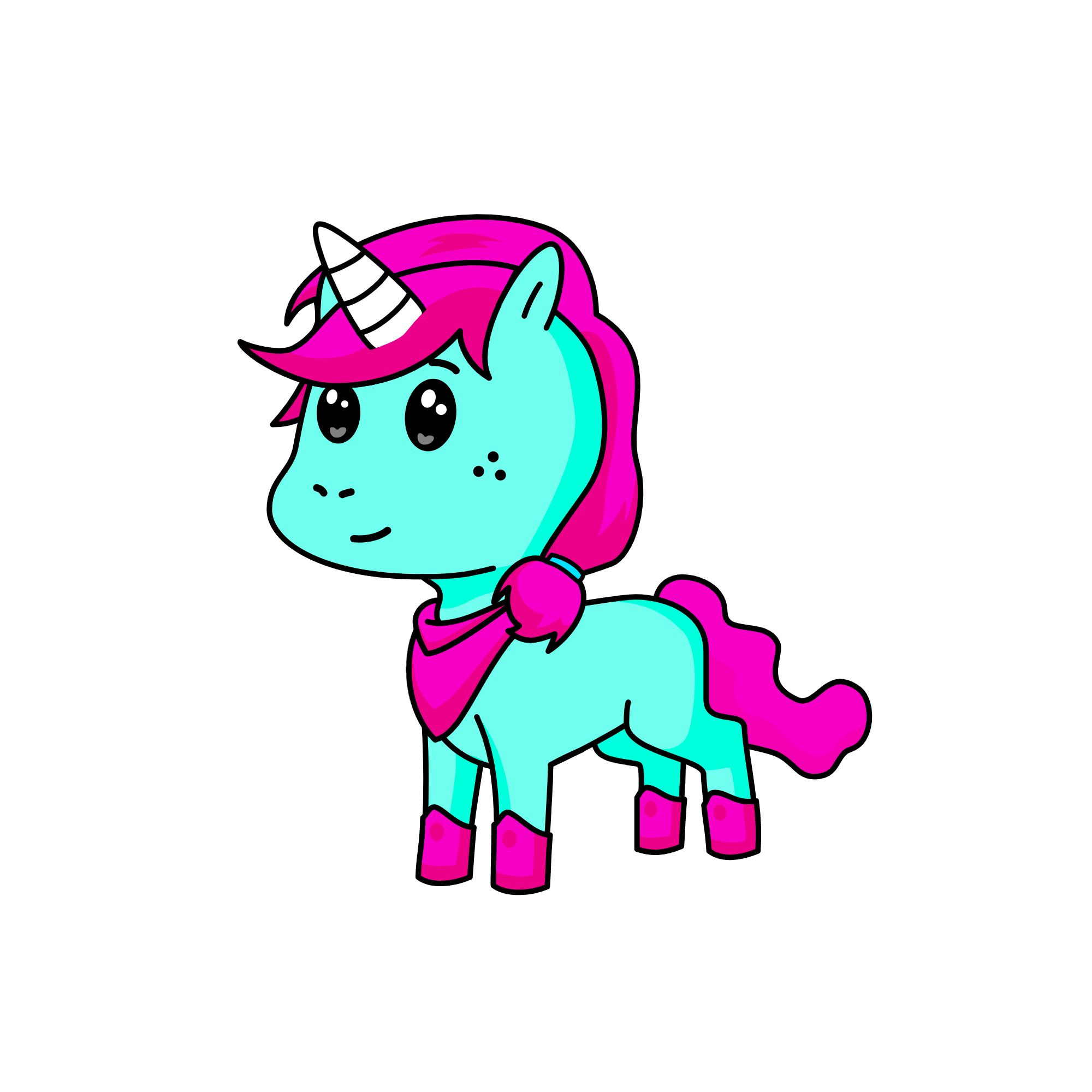 Pinky Pie, the unicorn