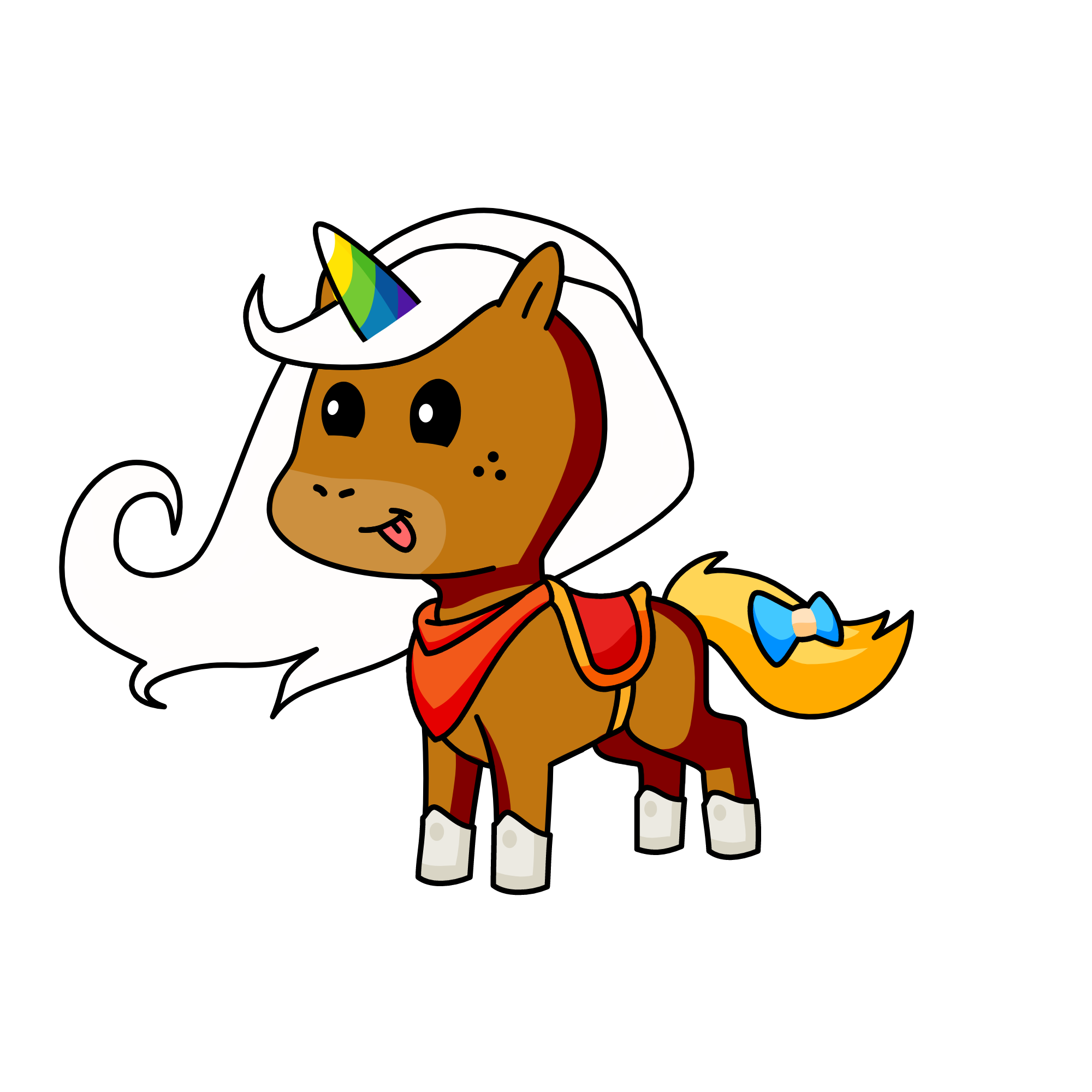popopoppopoppp, the unicorn